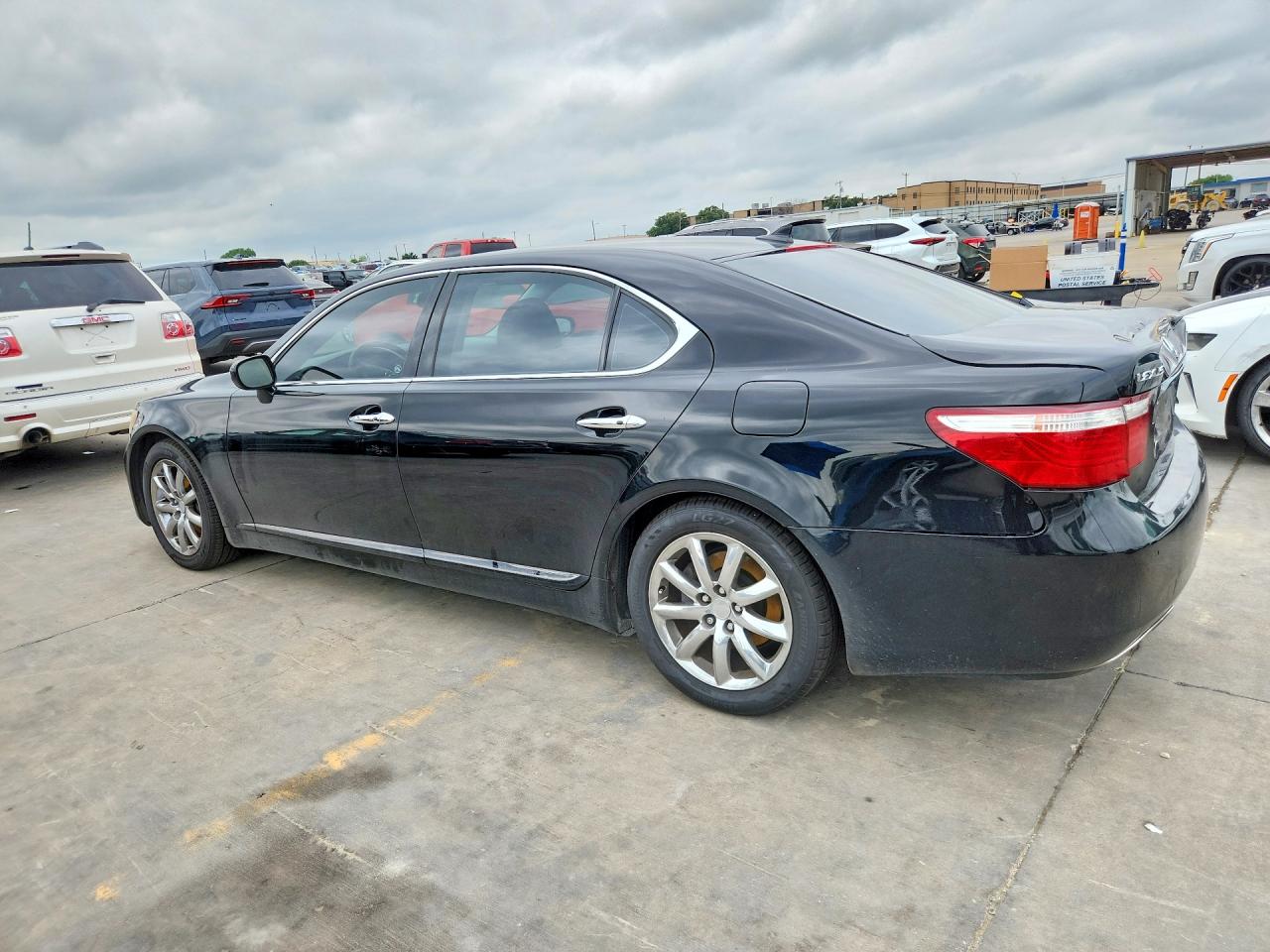 2007 Lexus Ls 460 L Black vin: JTHGL46F775002767