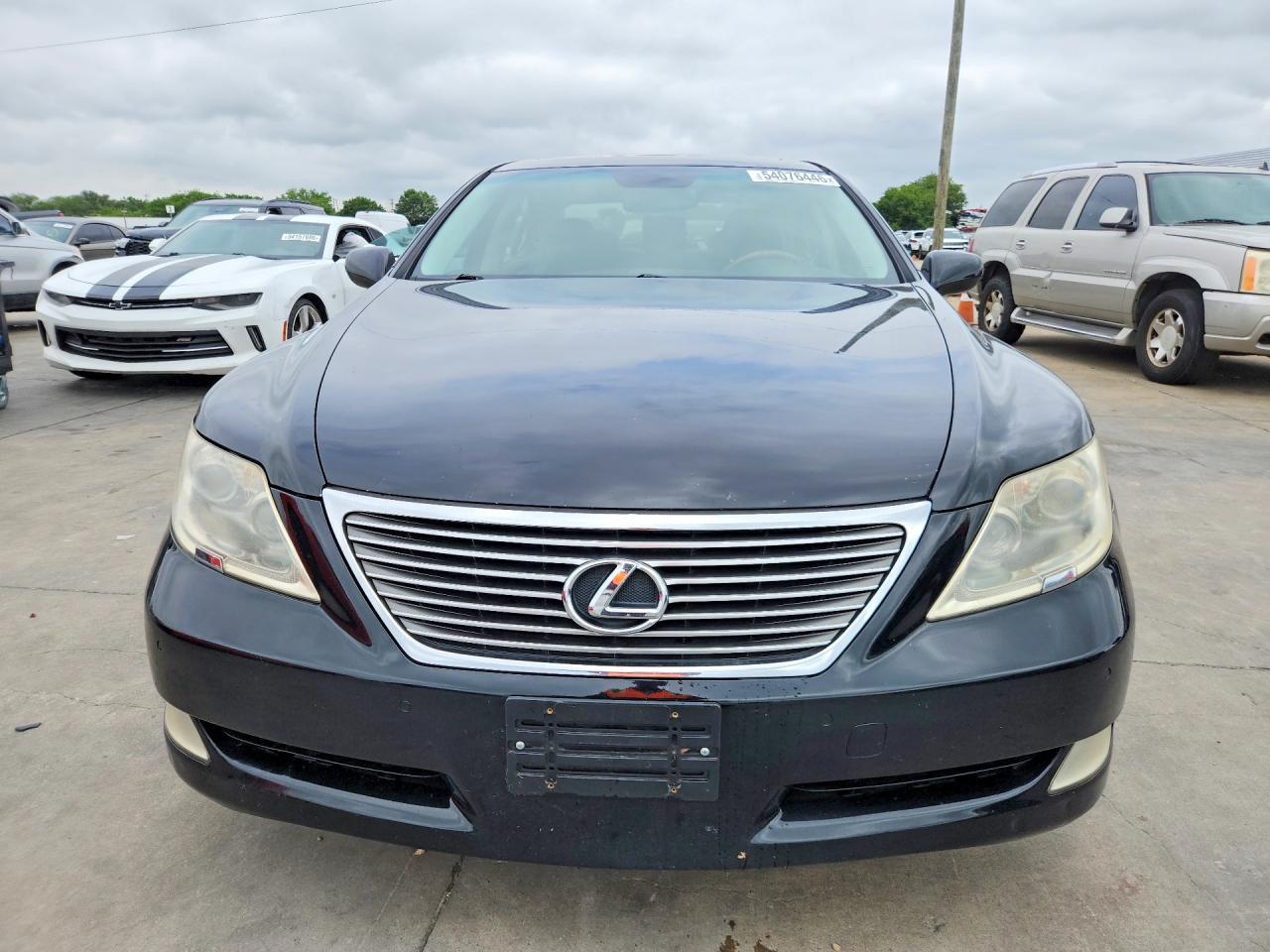 2007 Lexus Ls 460 L Black vin: JTHGL46F775002767