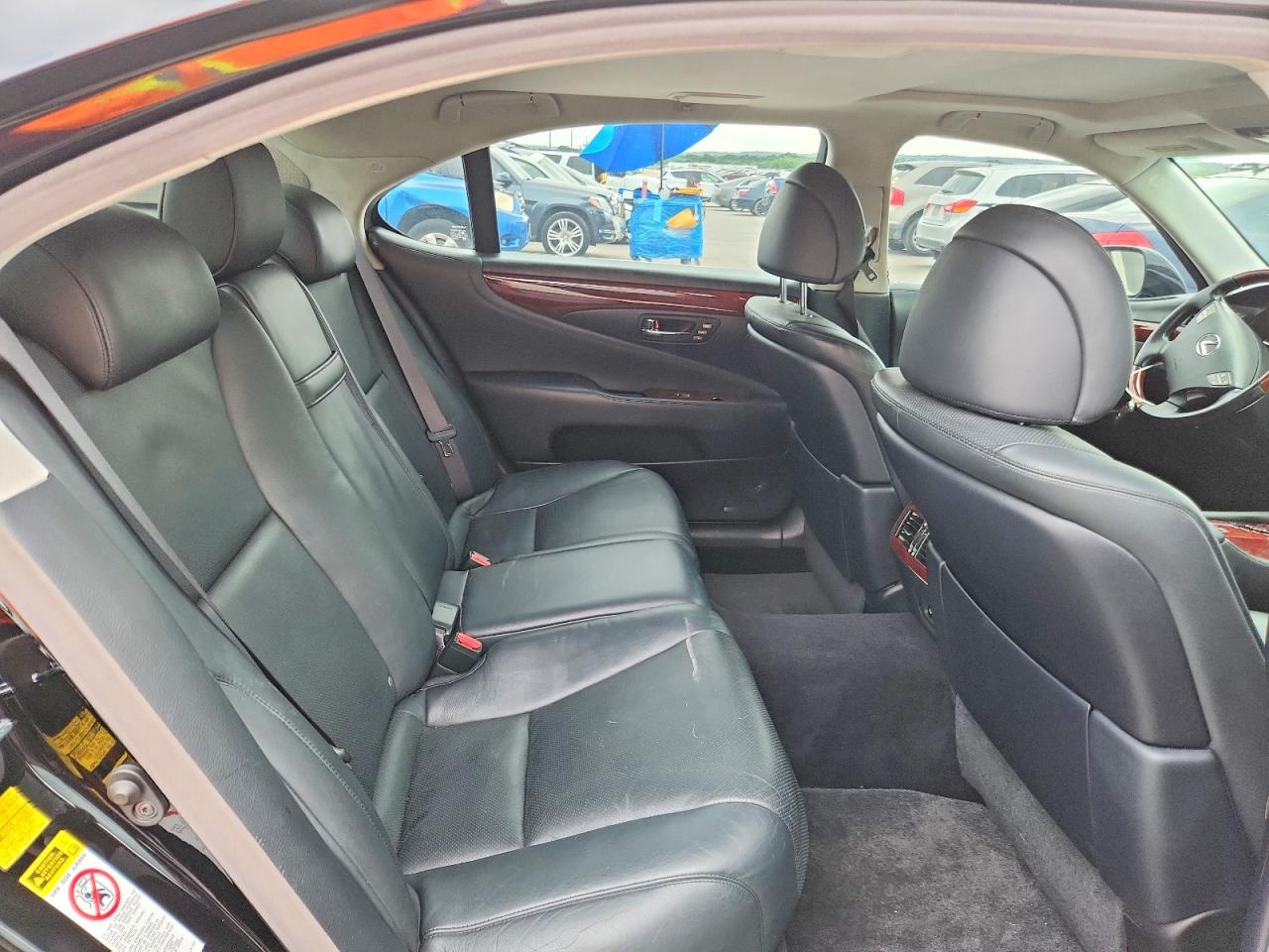 2007 Lexus Ls 460 L Black vin: JTHGL46F775002767