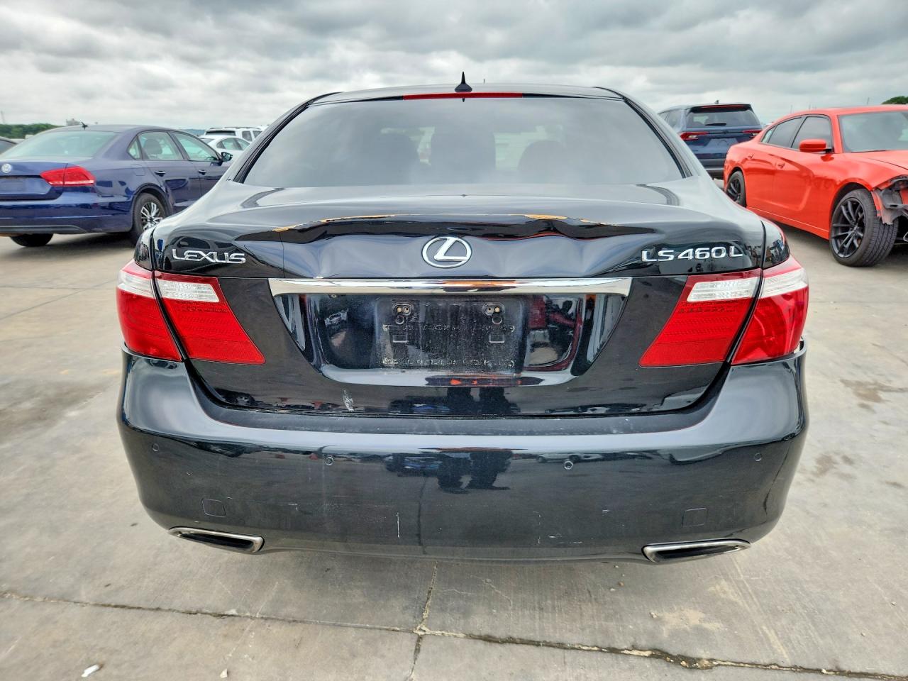 2007 Lexus Ls 460 L Black vin: JTHGL46F775002767