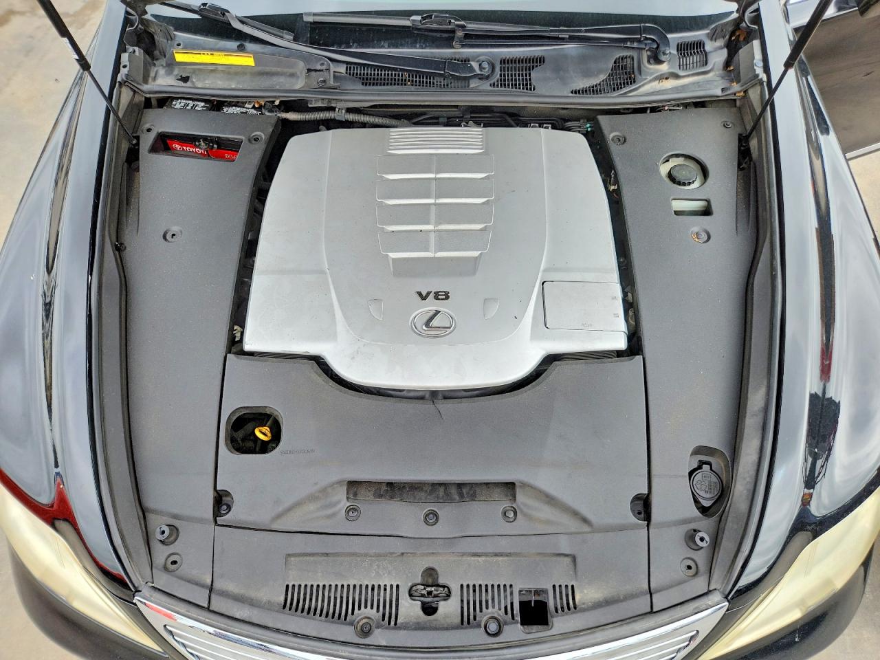 2007 Lexus Ls 460 L Black vin: JTHGL46F775002767