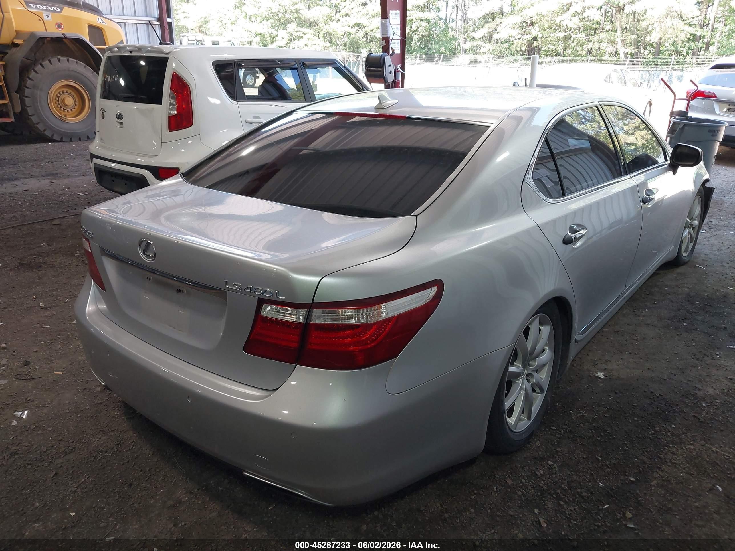2007 Lexus Ls 460 L Серебряный vin: JTHGL46F775004101