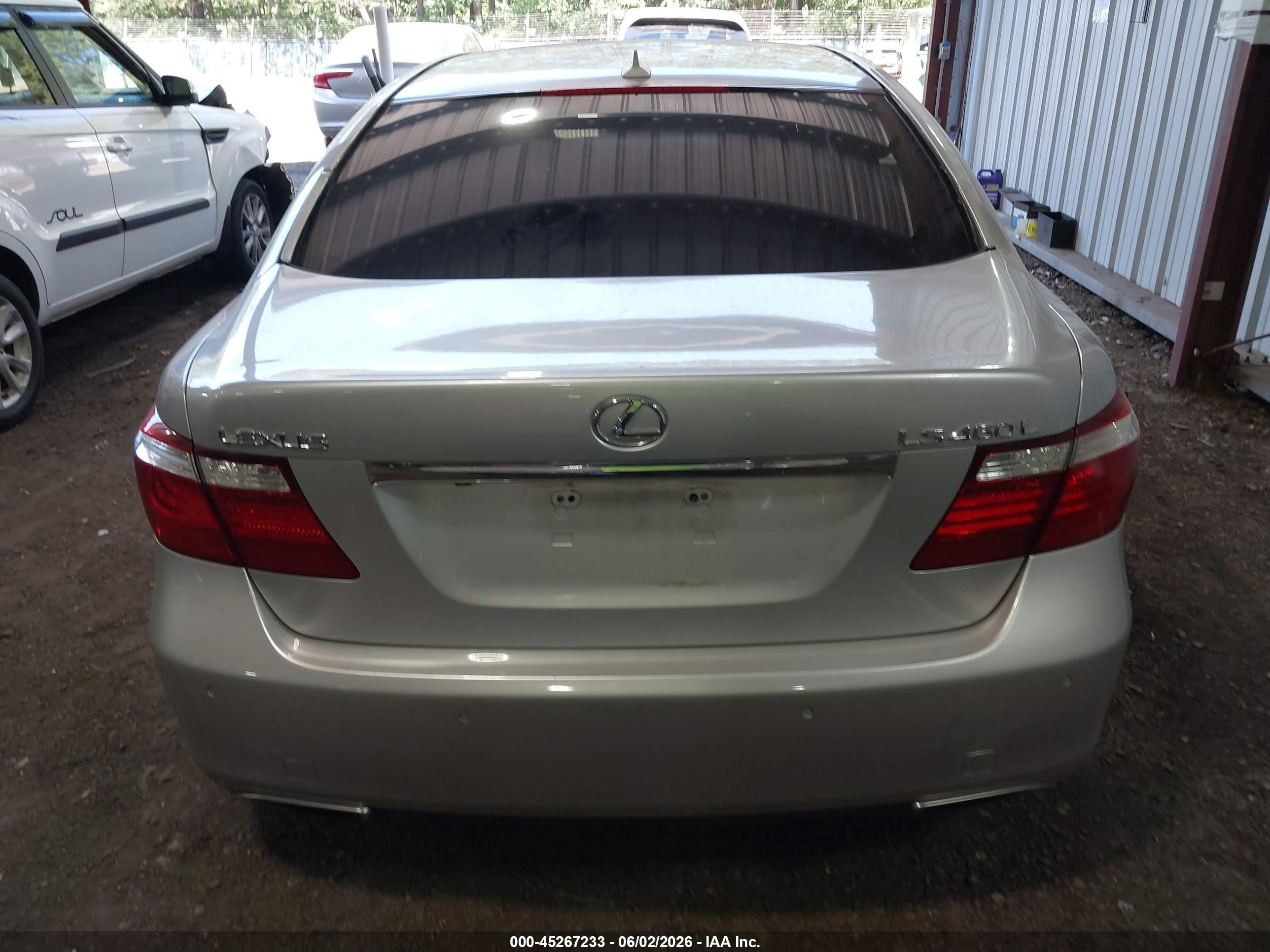 2007 Lexus Ls 460 L Серебряный vin: JTHGL46F775004101