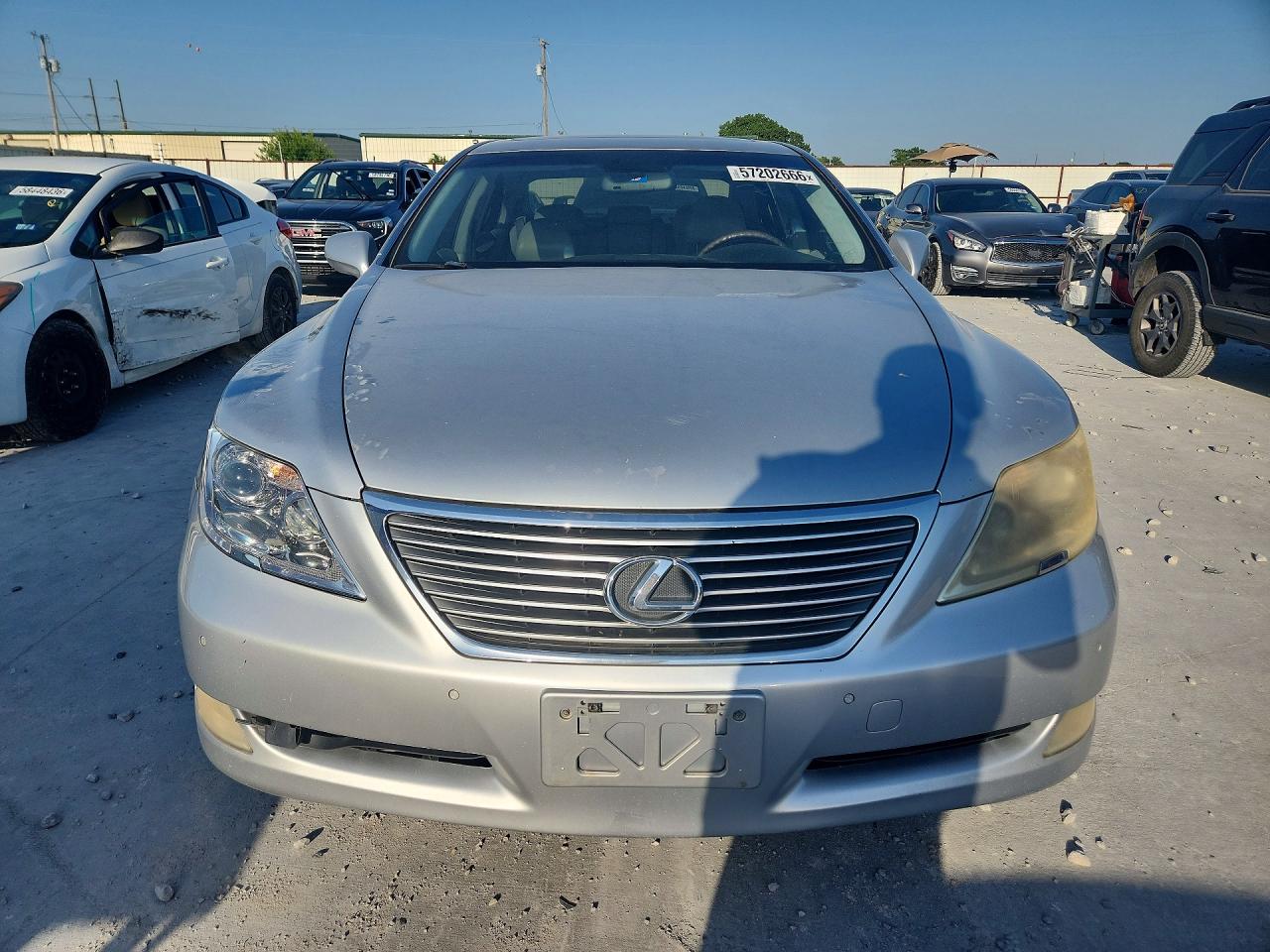 2007 Lexus Ls 460l Silver vin: JTHGL46F775004504