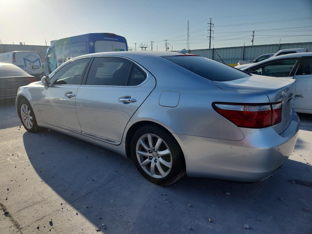 2007 Lexus Ls 460l Silver vin: JTHGL46F775004504