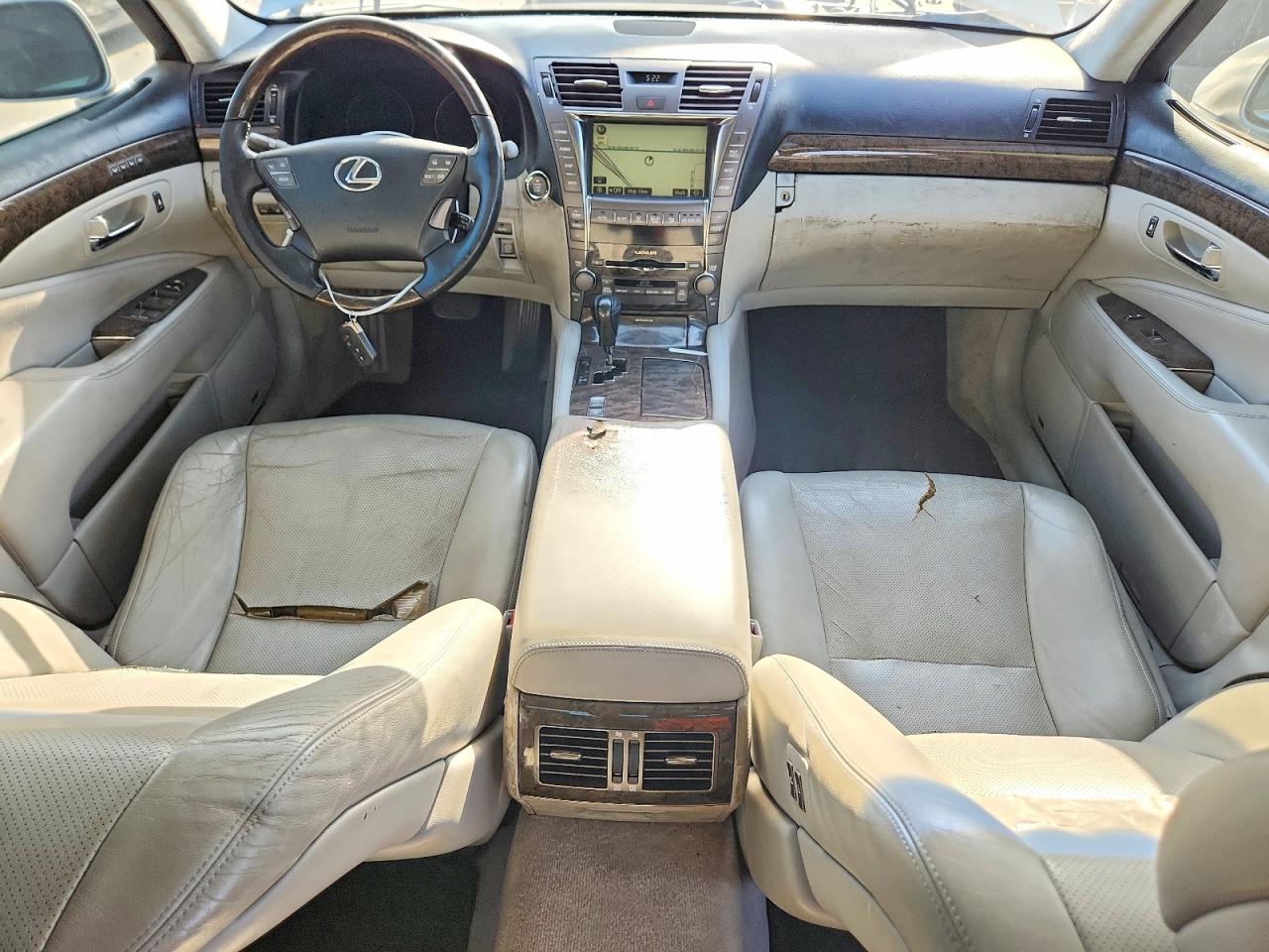 2007 Lexus Ls 460l Silver vin: JTHGL46F775004504