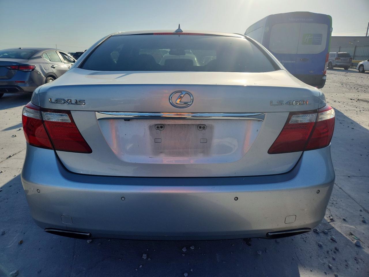 2007 Lexus Ls 460l Silver vin: JTHGL46F775004504