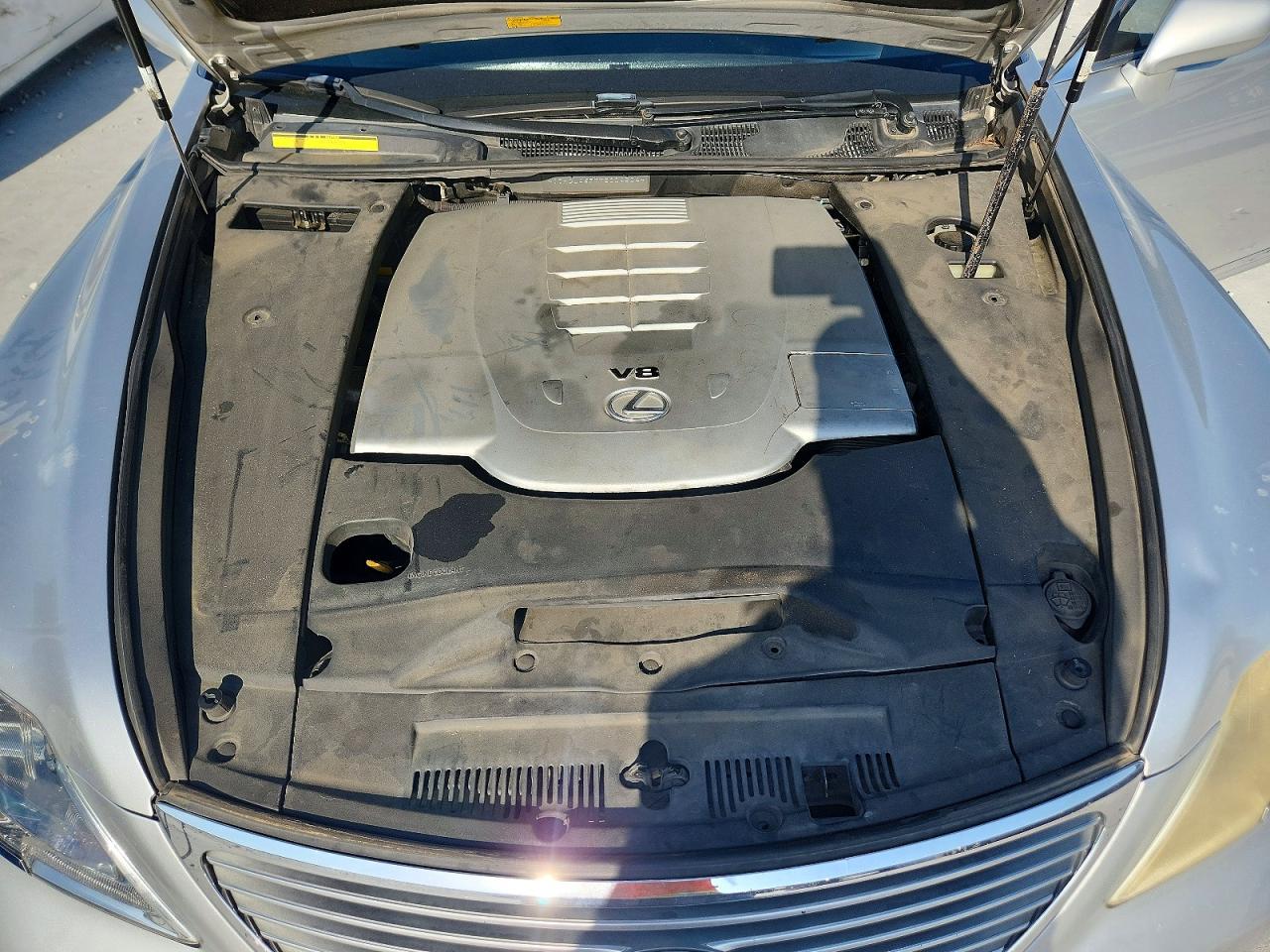 2007 Lexus Ls 460l Silver vin: JTHGL46F775004504