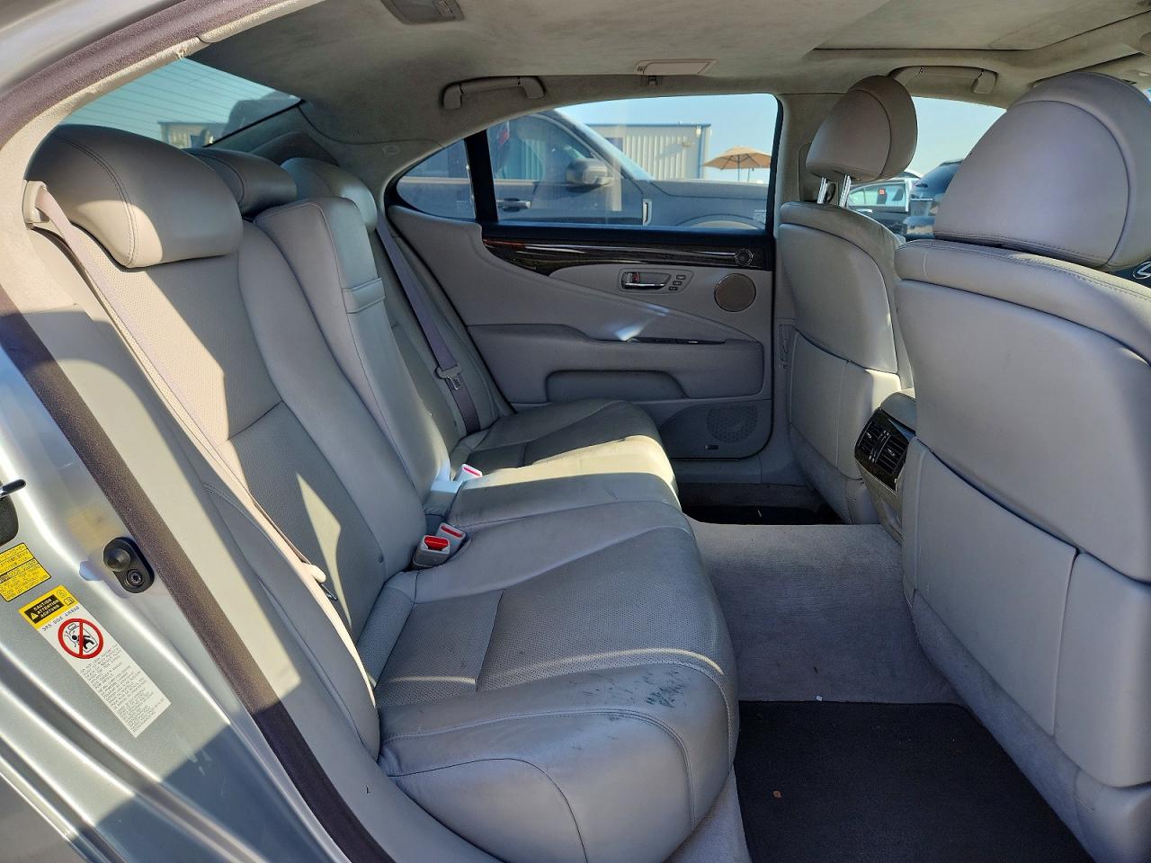 2007 Lexus Ls 460l Silver vin: JTHGL46F775004504