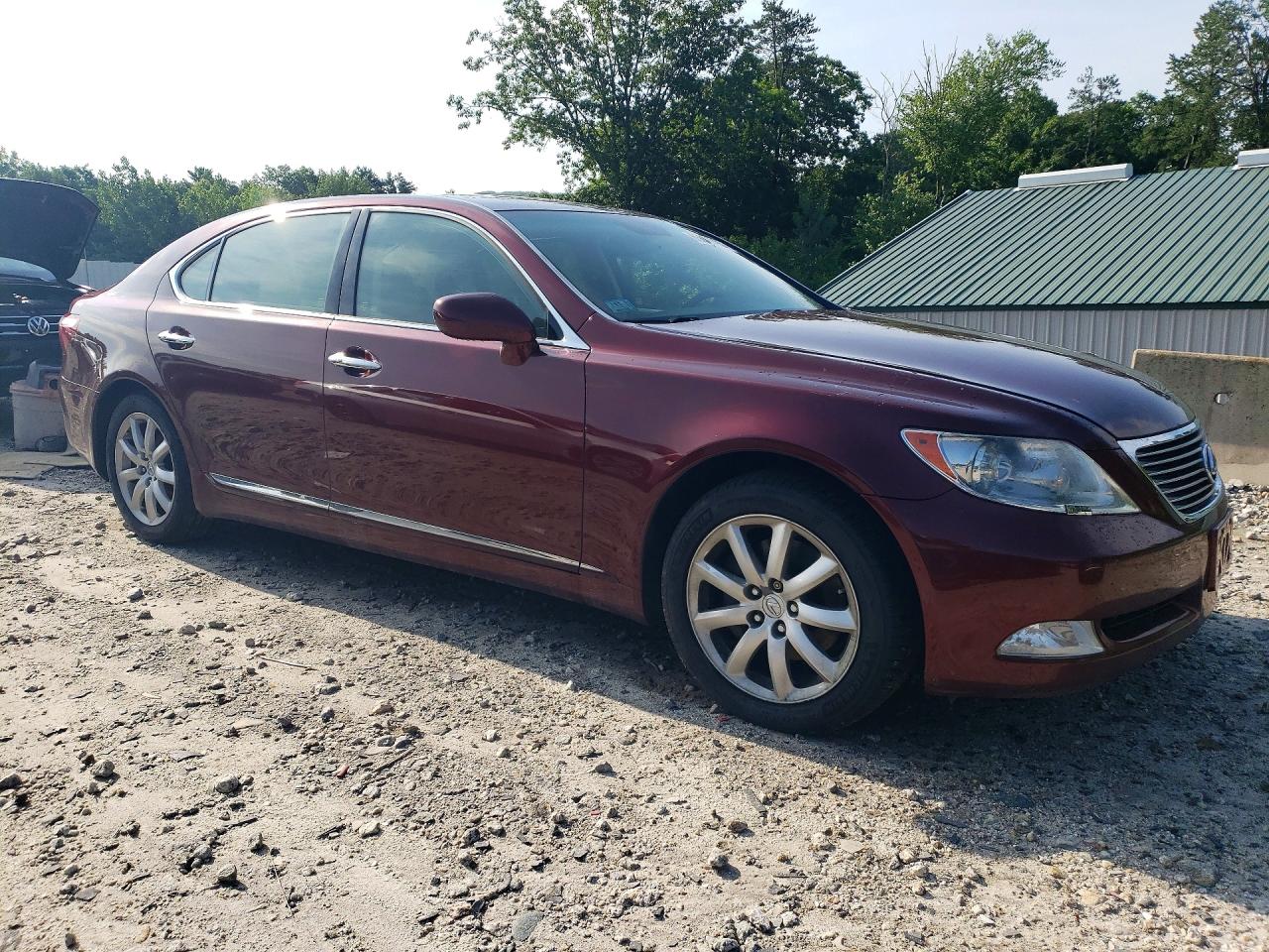 2007 Lexus Ls 460l Burgundy vin: JTHGL46F775008813