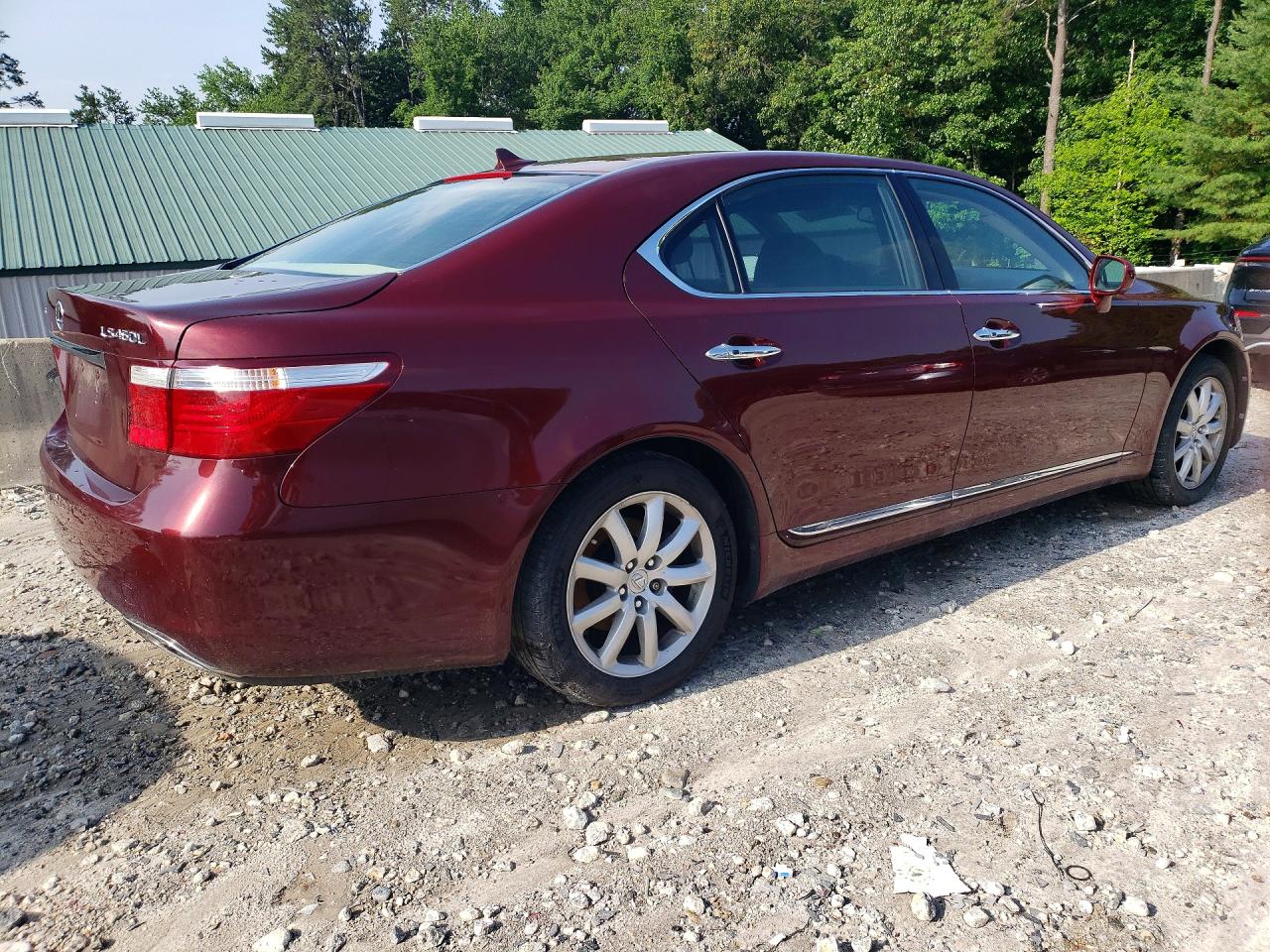 2007 Lexus Ls 460l Burgundy vin: JTHGL46F775008813