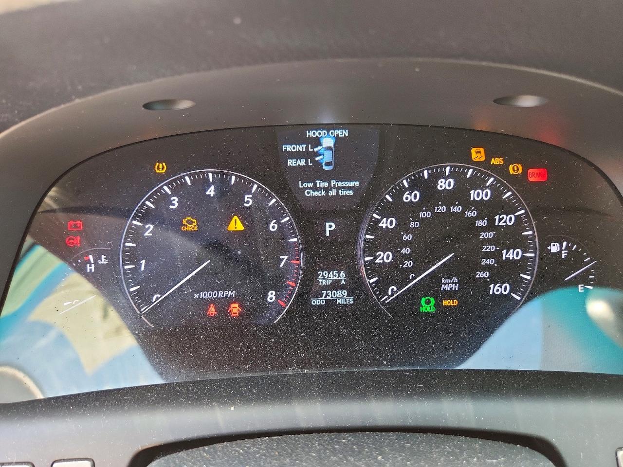 2007 Lexus Ls 460l Серый vin: JTHGL46F775011484