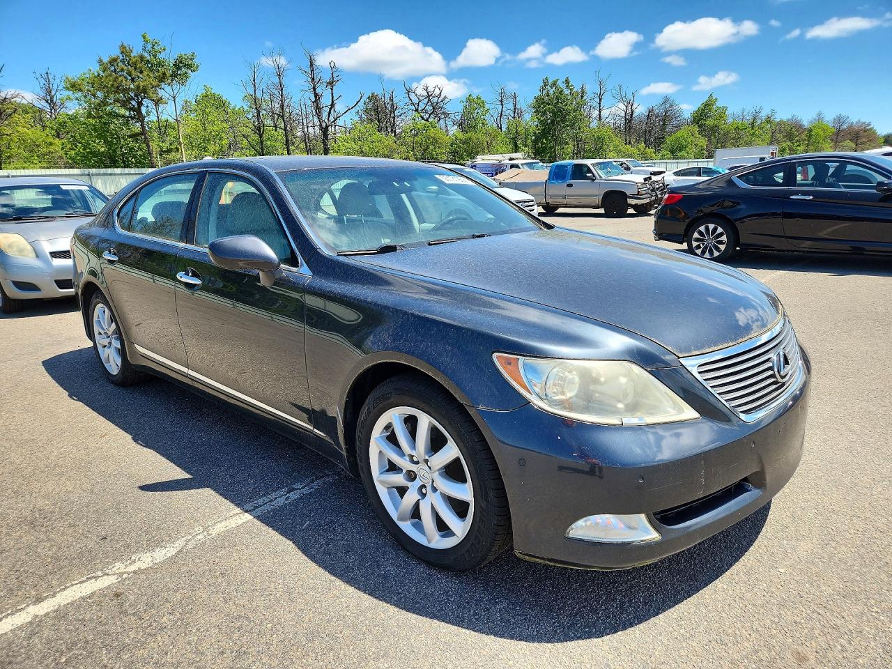 2007 Lexus Ls 460l Серый vin: JTHGL46F775011484