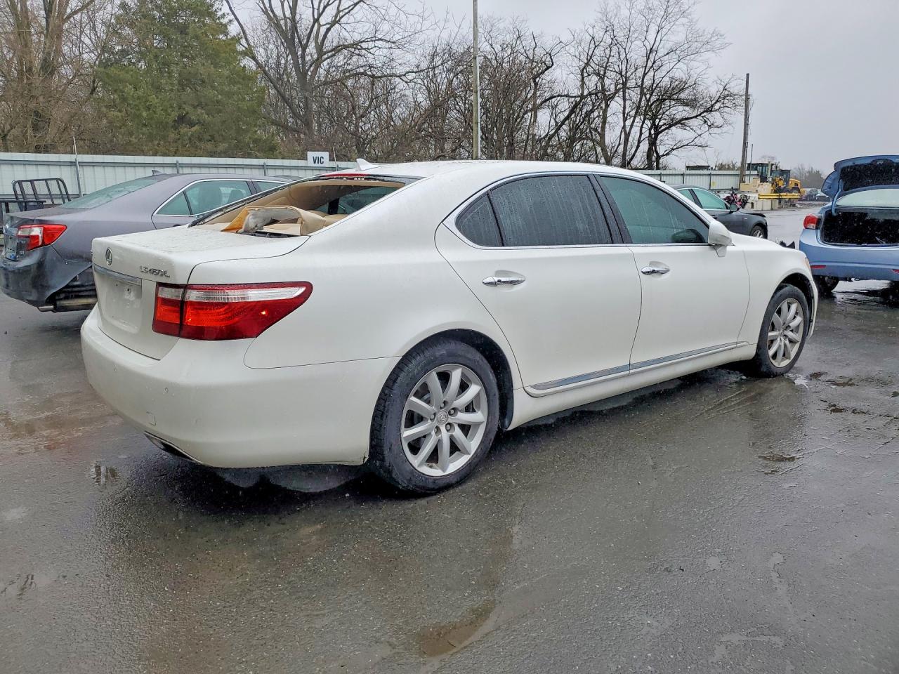 2007 Lexus Ls 460 L Белый vin: JTHGL46F775012294
