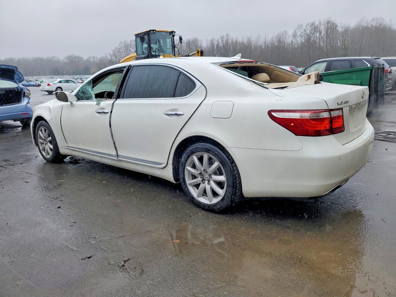 2007 Lexus Ls 460 L Белый vin: JTHGL46F775012294