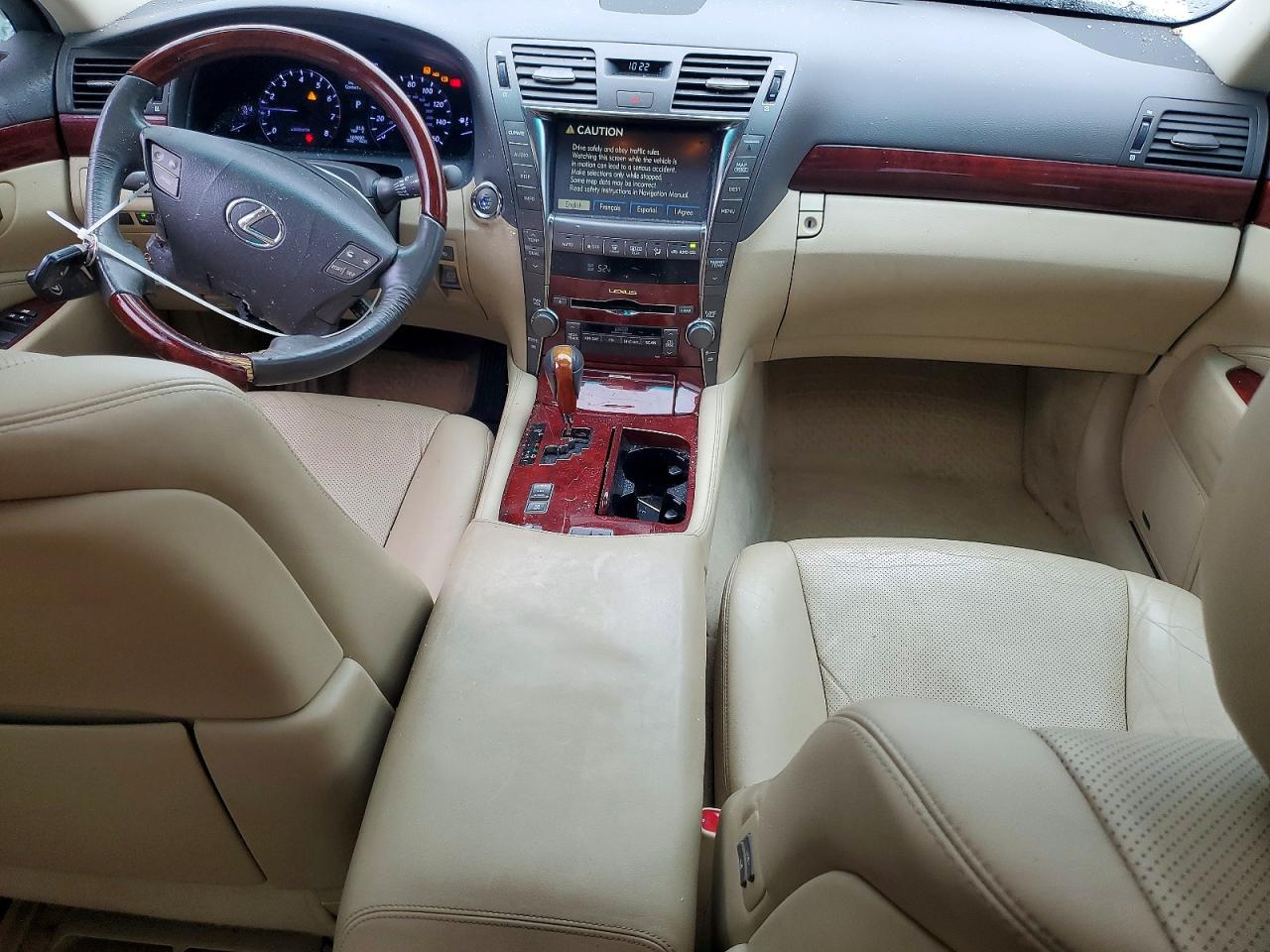 2007 Lexus Ls 460 L Белый vin: JTHGL46F775012294