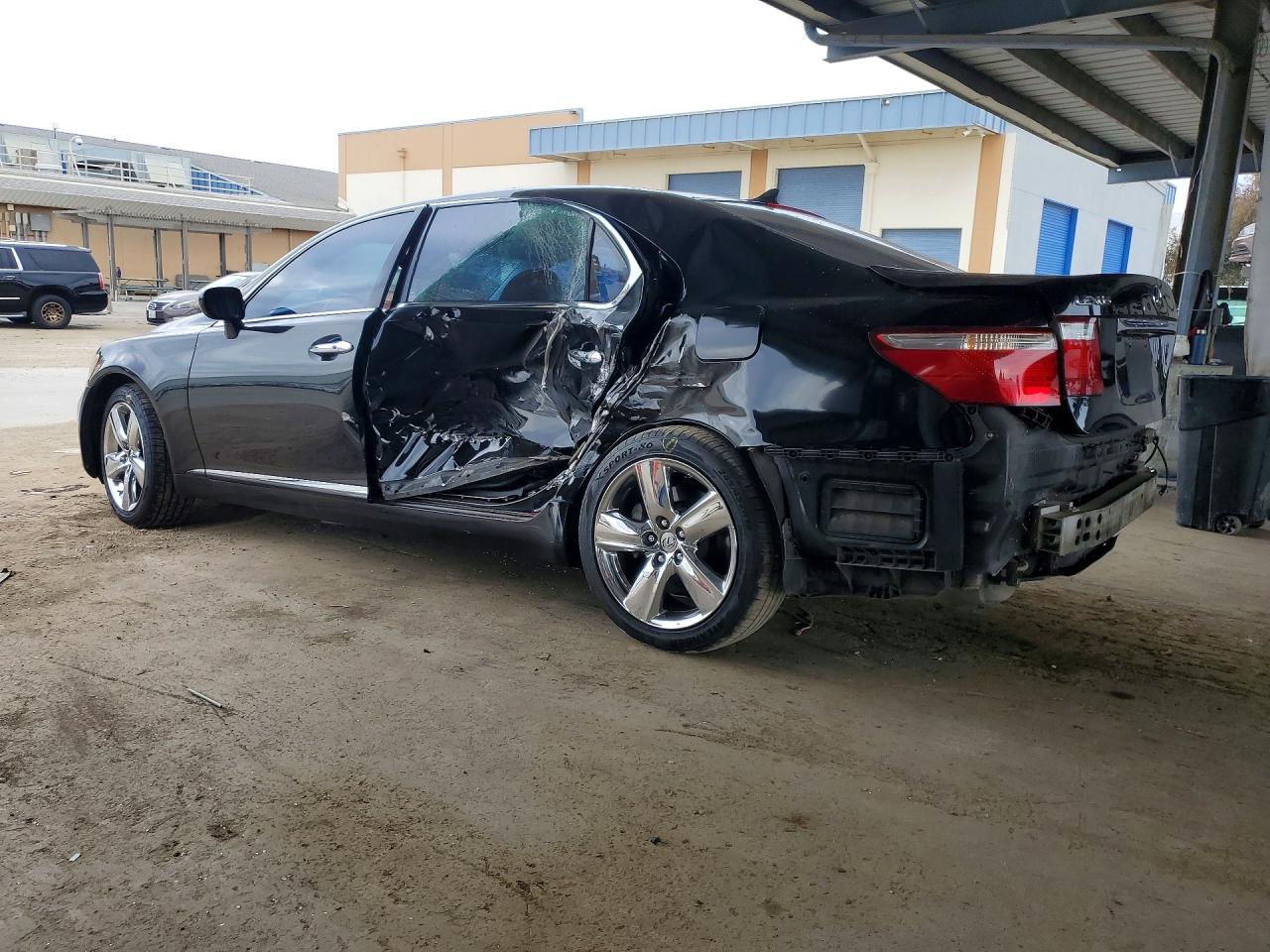 2008 Lexus Ls 460l Black vin: JTHGL46F785025872