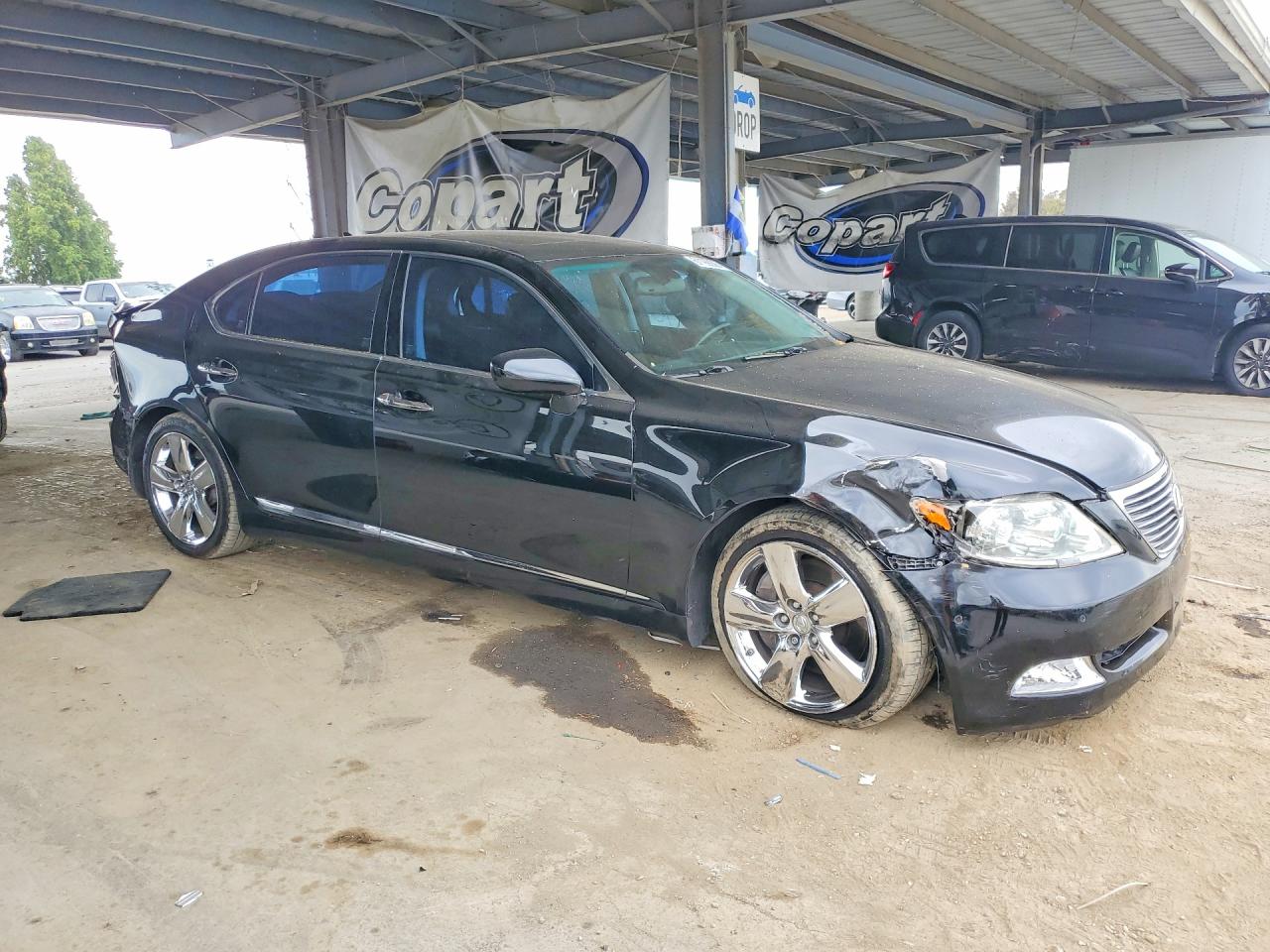 2008 Lexus Ls 460l Black vin: JTHGL46F785025872