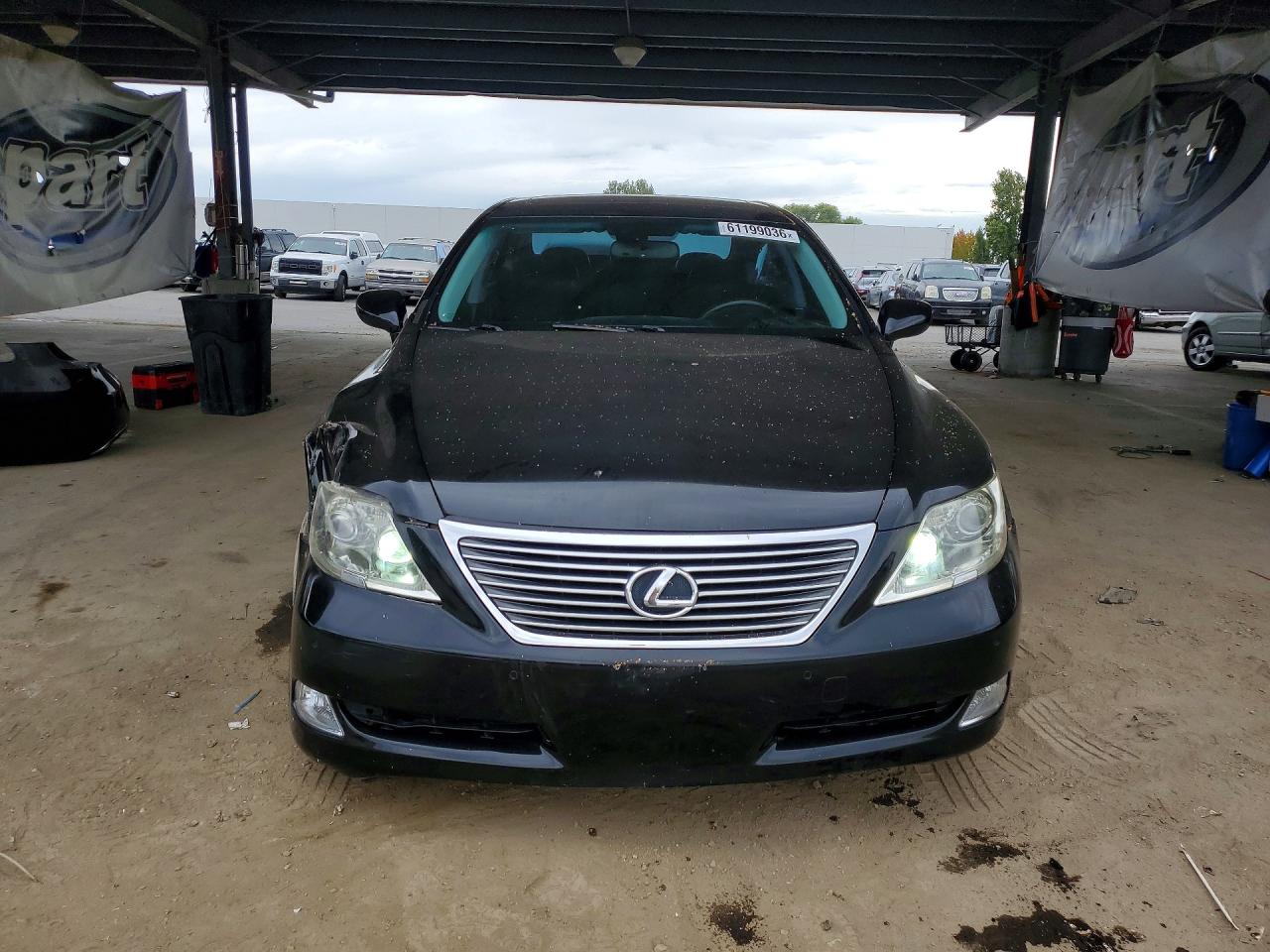 2008 Lexus Ls 460l Black vin: JTHGL46F785025872