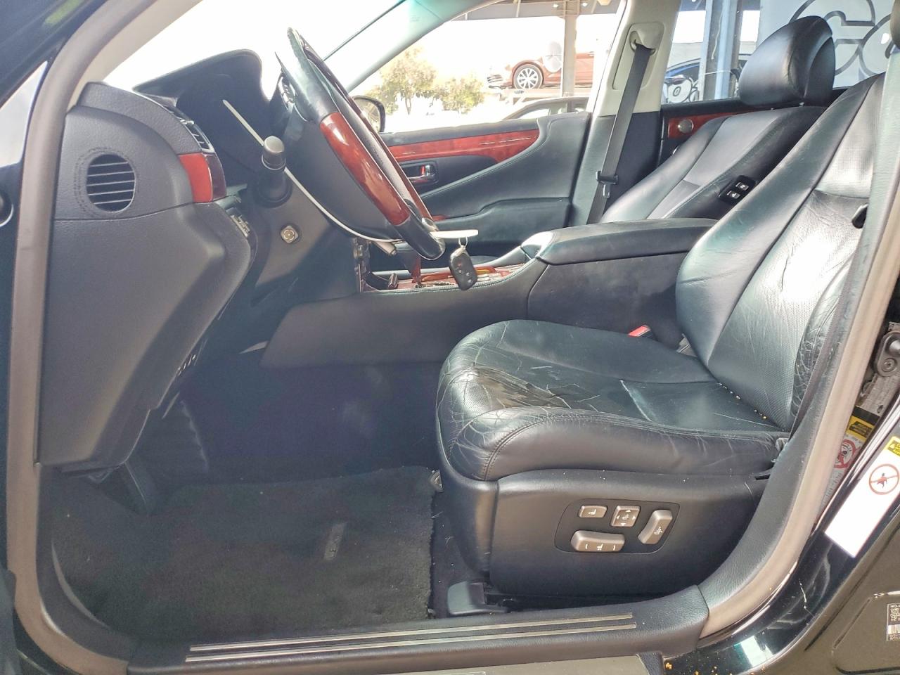 2008 Lexus Ls 460l Black vin: JTHGL46F785025872