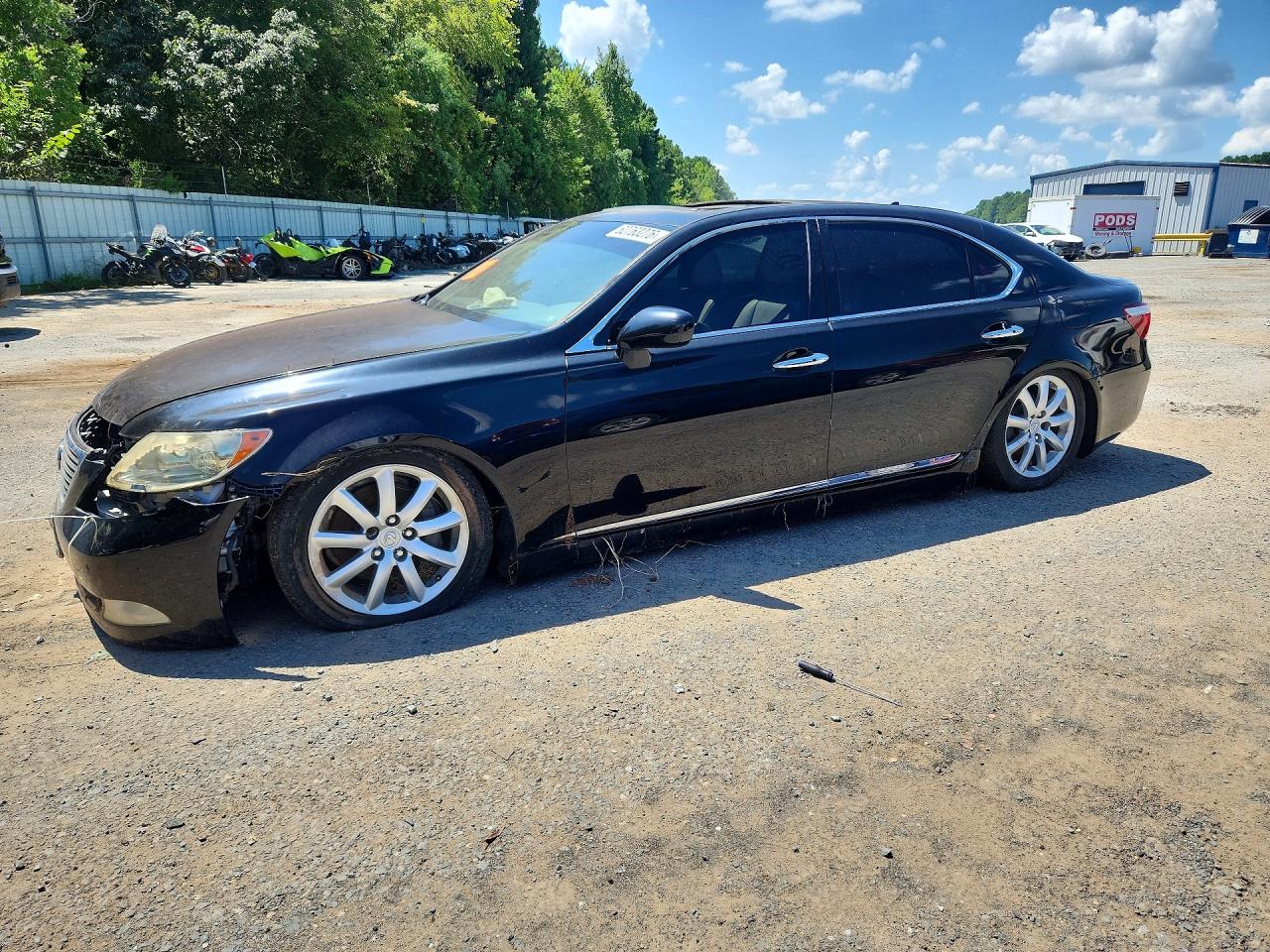 2007 Lexus Ls 460l Черный vin: JTHGL46F975001409
