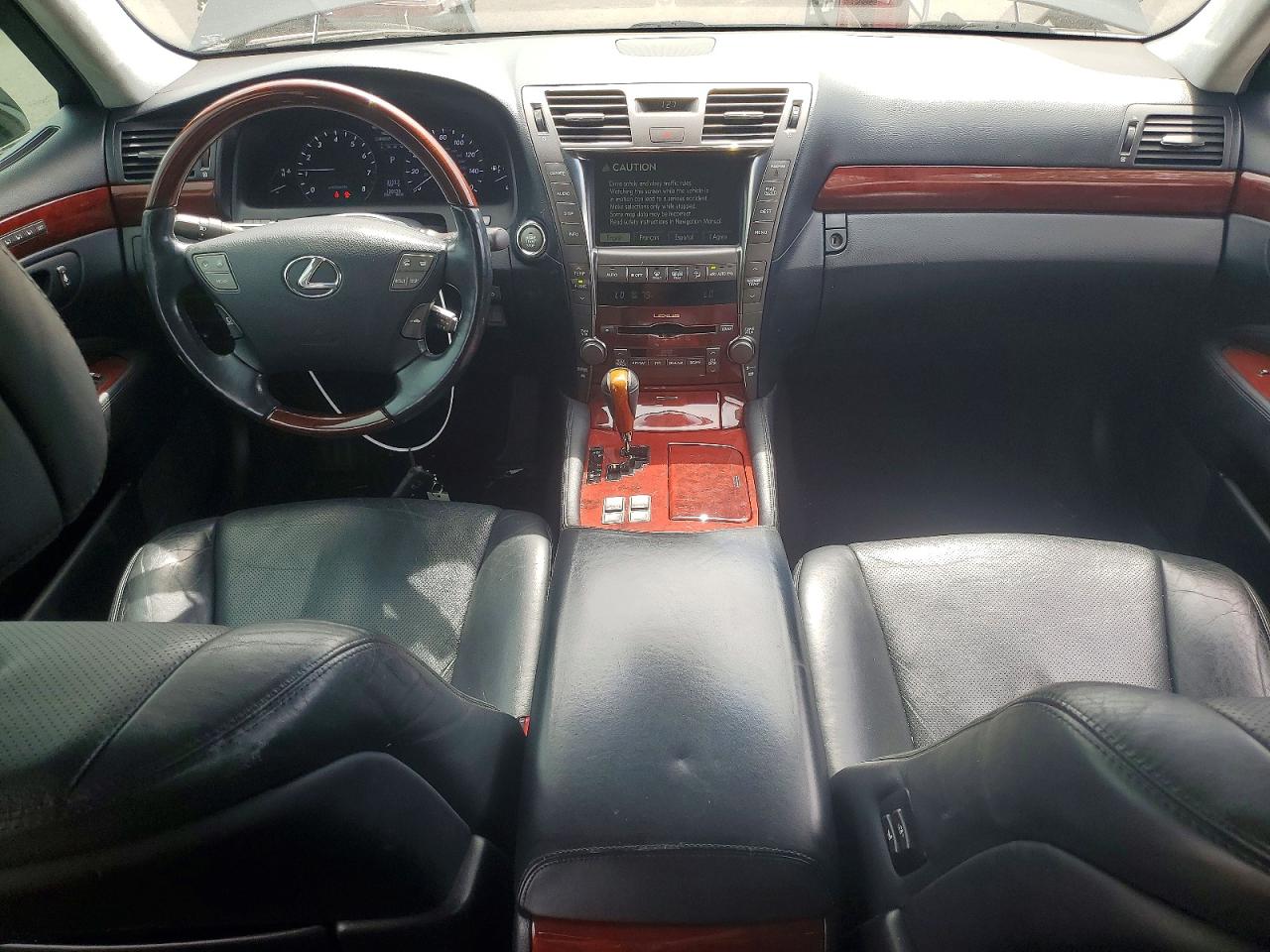 2007 Lexus Ls 460l Black vin: JTHGL46F975012846