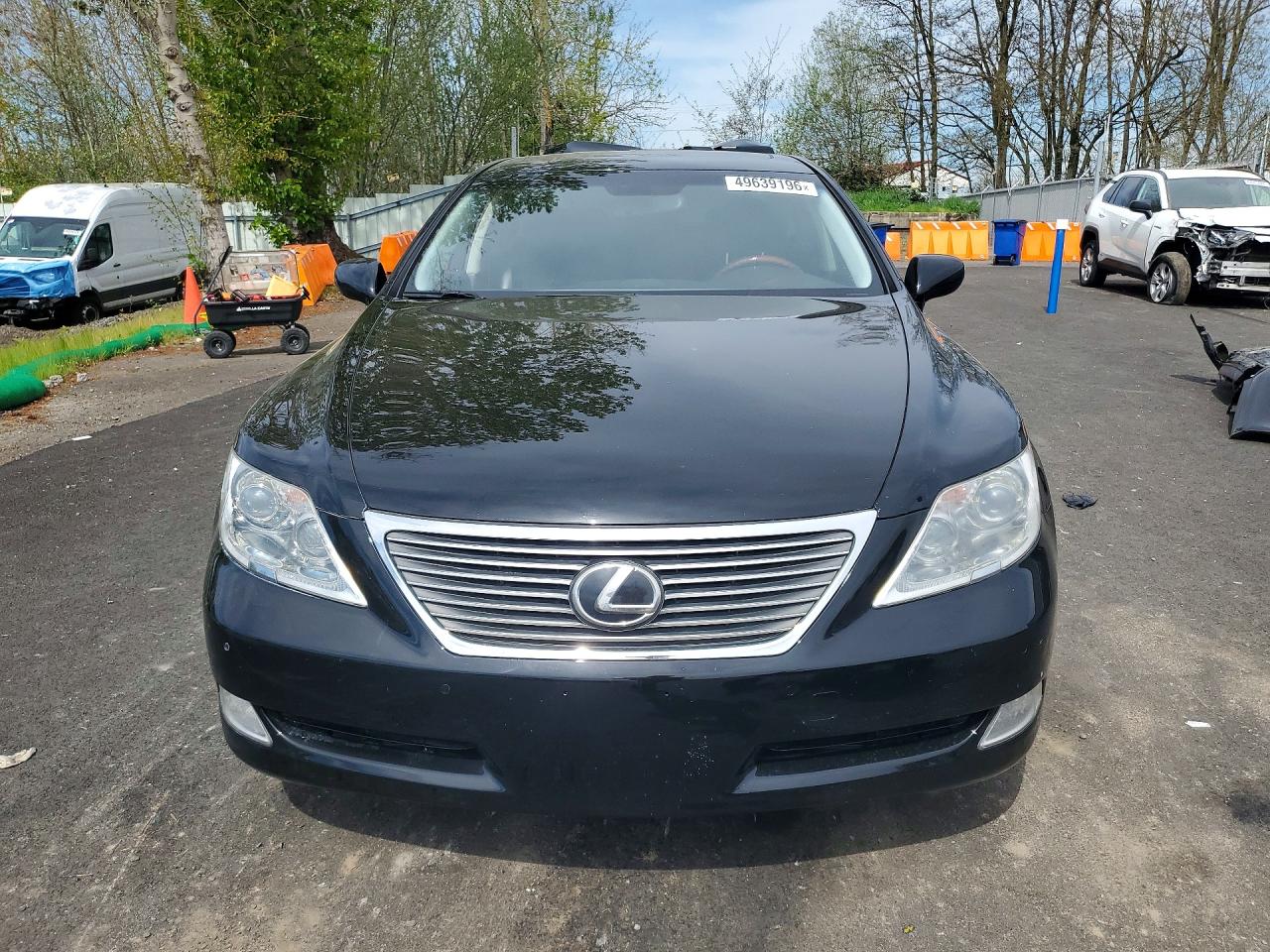 2007 Lexus Ls 460l Black vin: JTHGL46F975012846