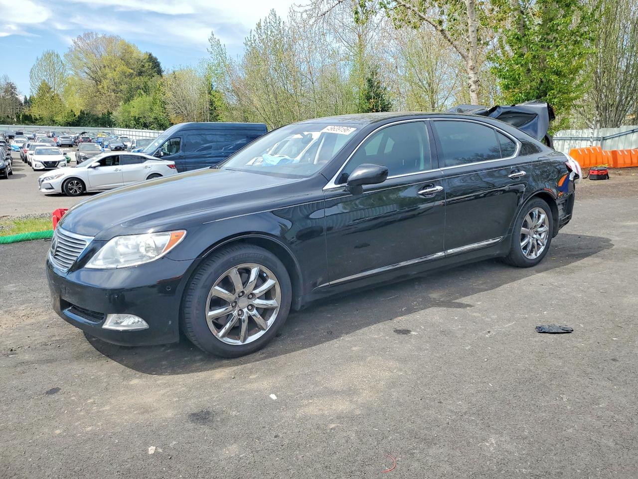 2007 Lexus Ls 460l Black vin: JTHGL46F975012846