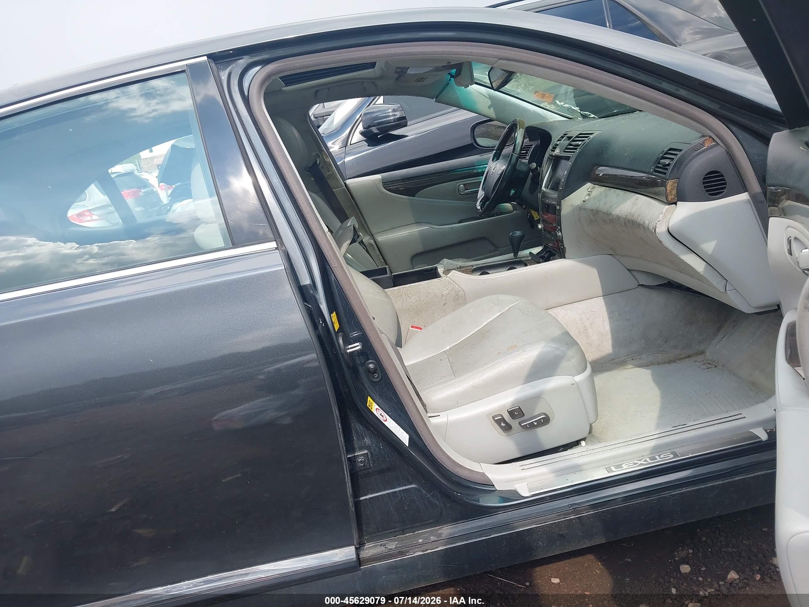 2007 Lexus Ls 460 L Black vin: JTHGL46F975015620