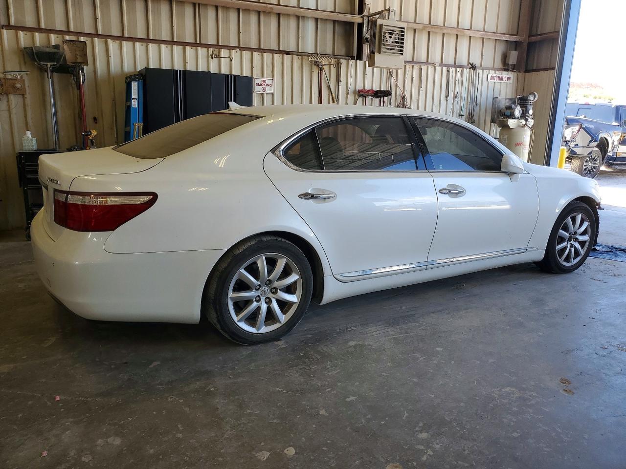 2009 Lexus Ls 460l Белый vin: JTHGL46F995034168