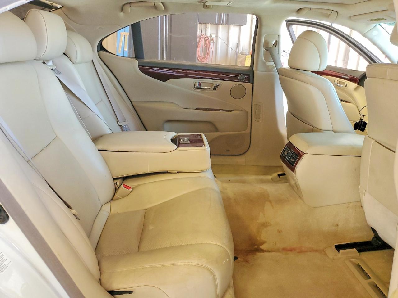 2009 Lexus Ls 460l Белый vin: JTHGL46F995034168