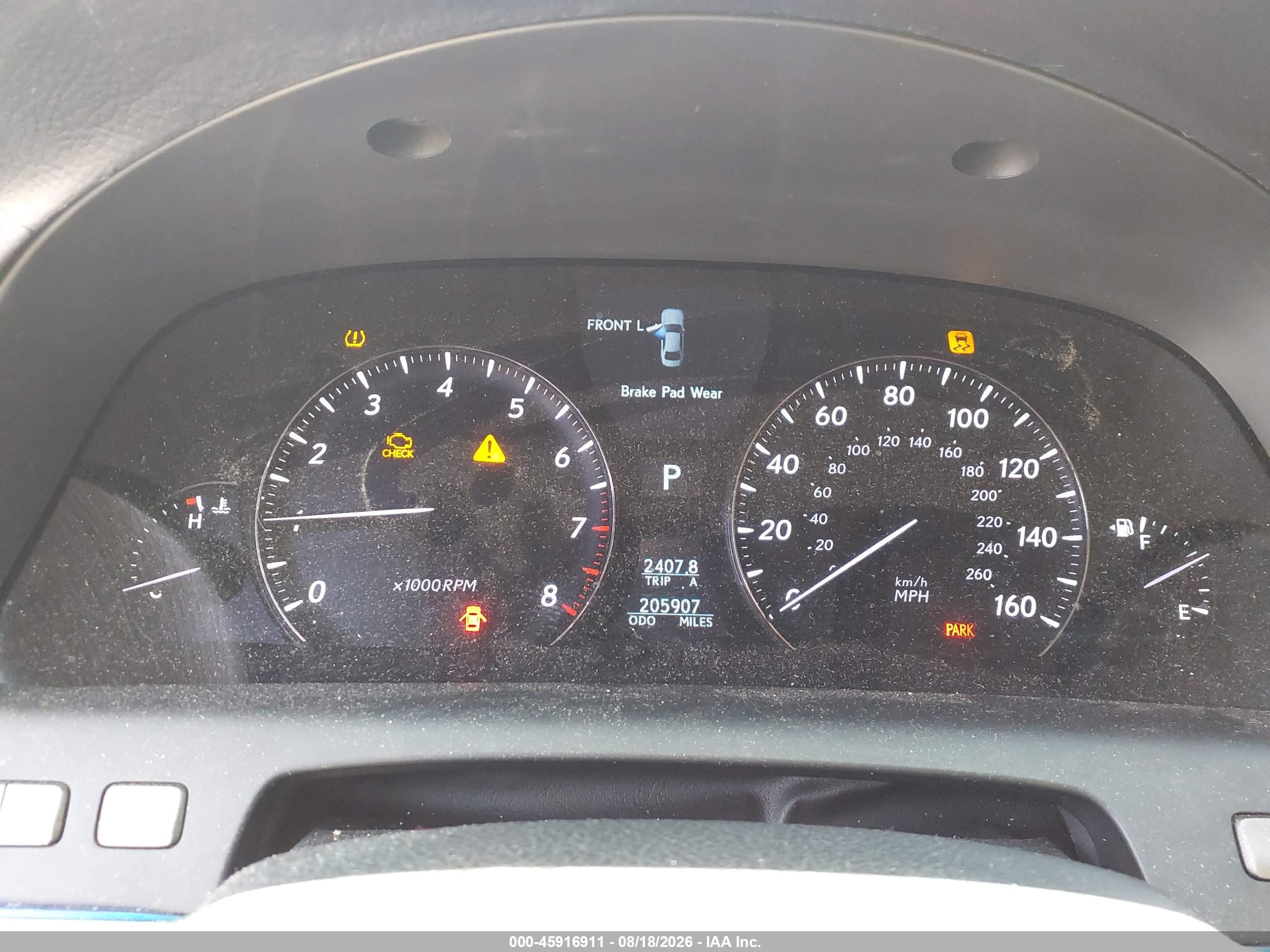 2007 Lexus Ls 460 L Black vin: JTHGL46FX75003444