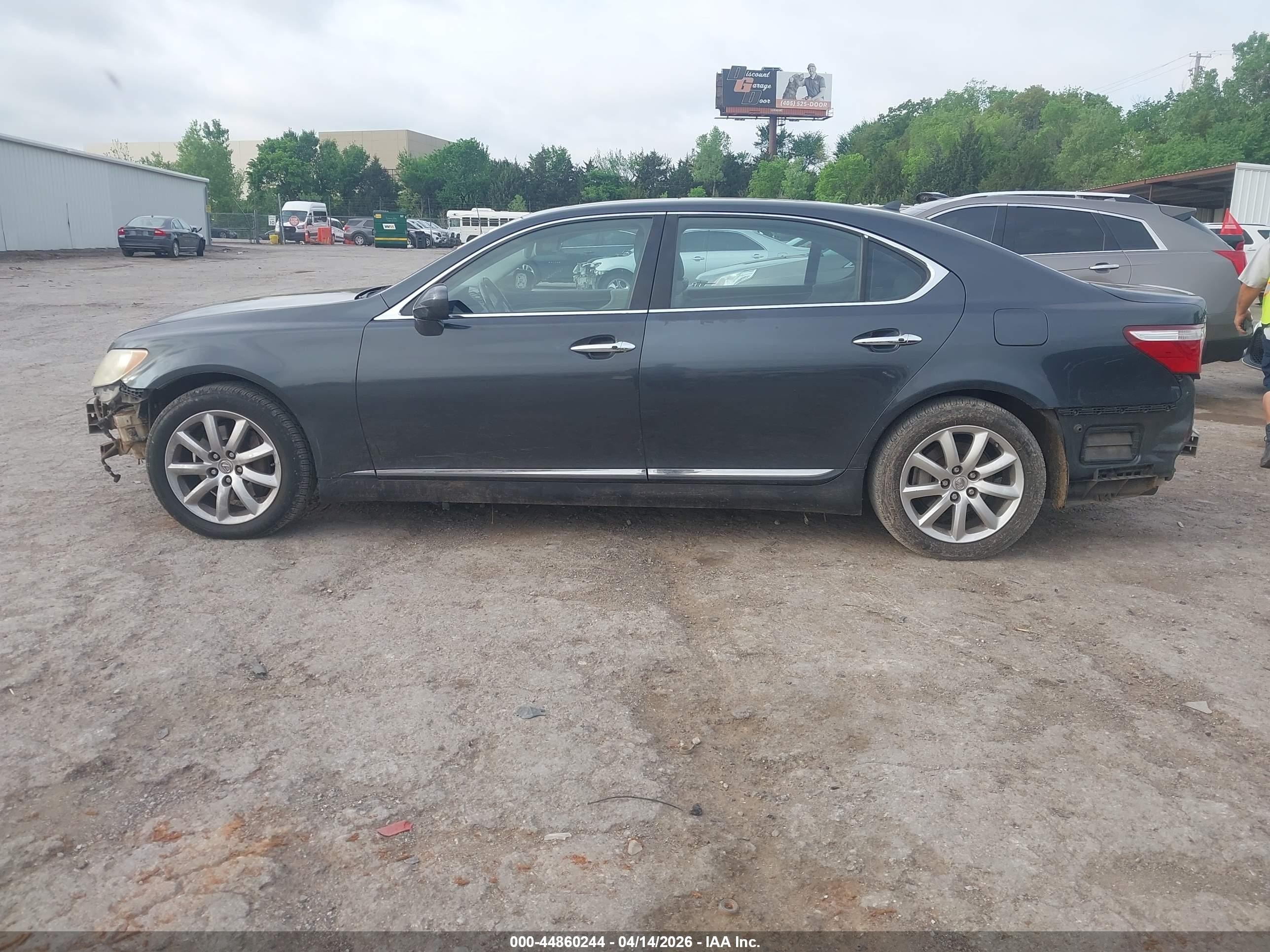 2007 Lexus Ls 460 L Black vin: JTHGL46FX75004884
