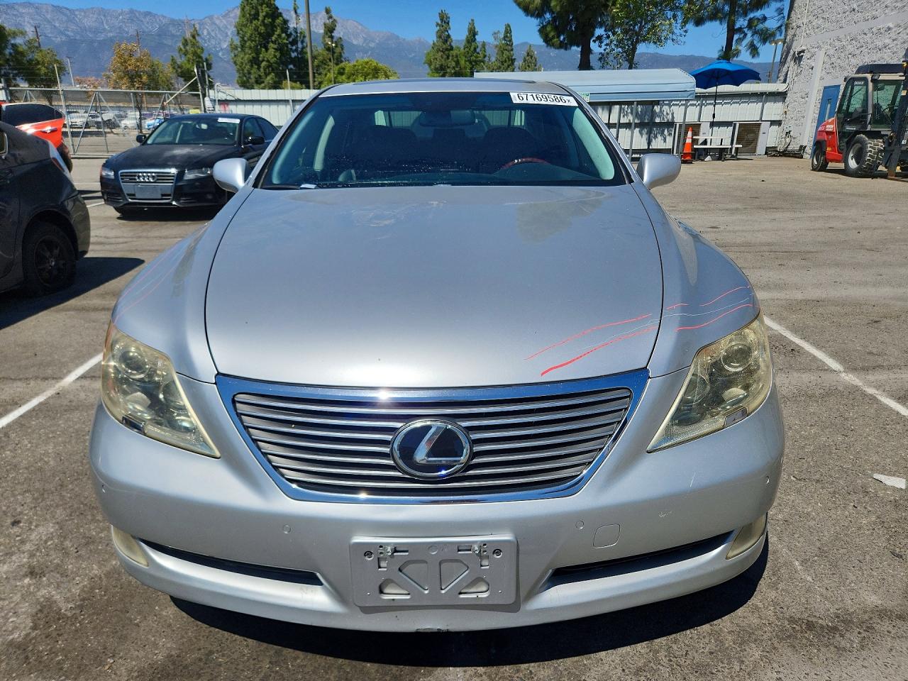2008 Lexus Ls 460l Silver vin: JTHGL46FX85020942