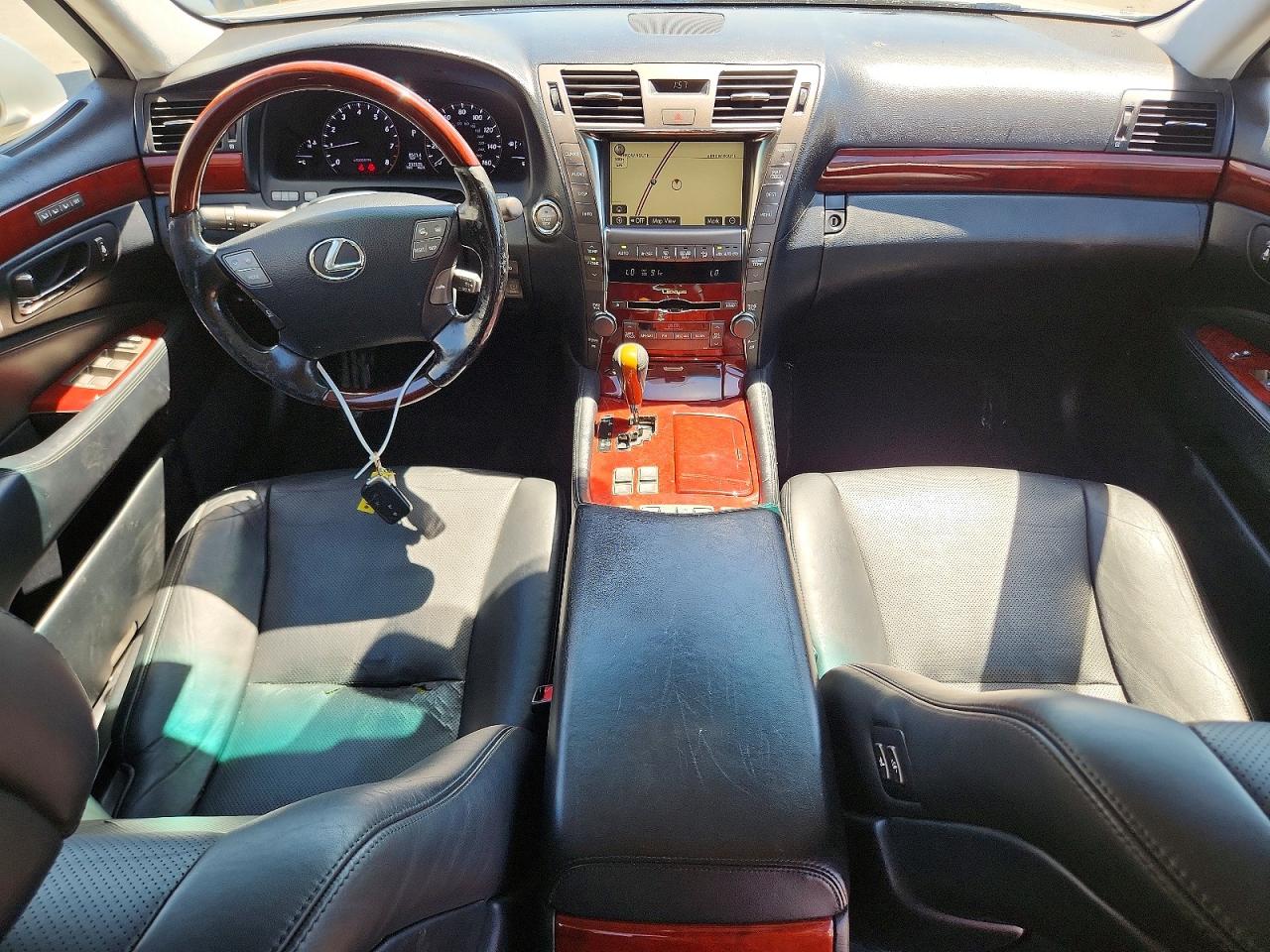 2008 Lexus Ls 460l Silver vin: JTHGL46FX85020942