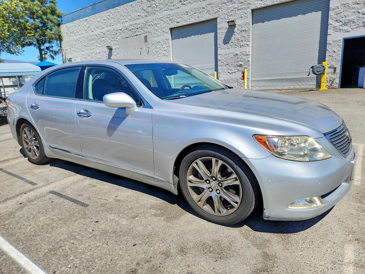 2008 Lexus Ls 460l Silver vin: JTHGL46FX85020942