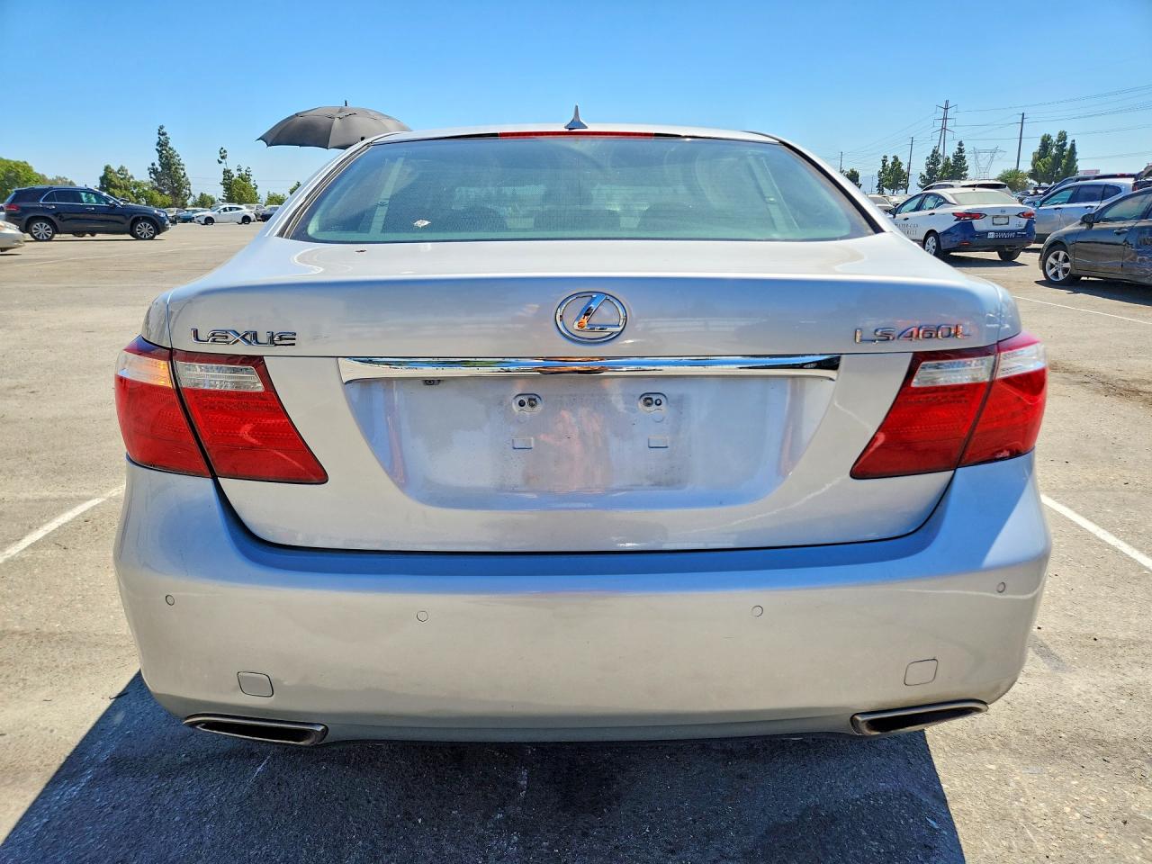 2008 Lexus Ls 460l Silver vin: JTHGL46FX85020942