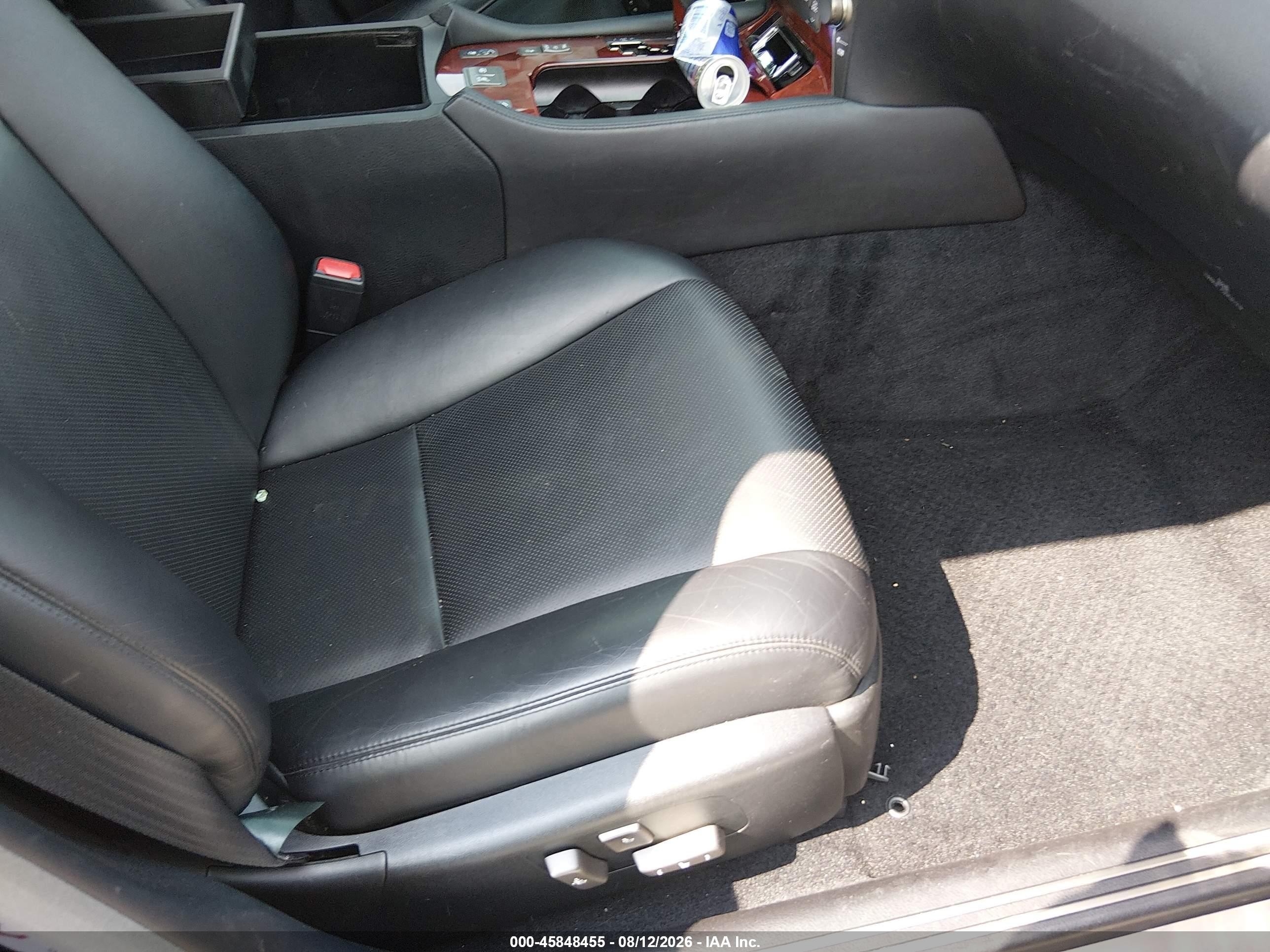 2008 Lexus Ls 460 L Black vin: JTHGL46FX85027423