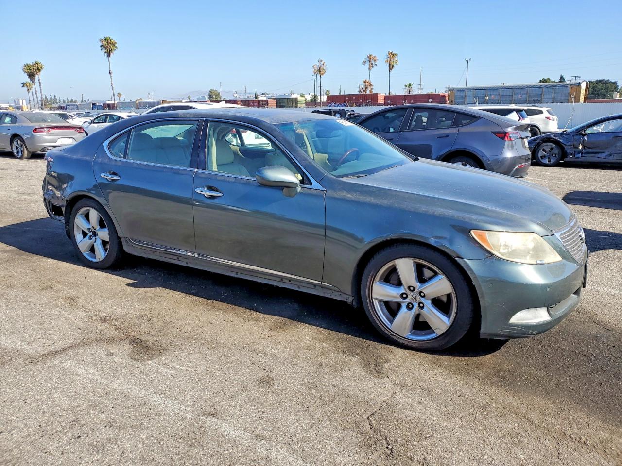2008 Lexus Ls 460l Green vin: JTHGL46FX85028426