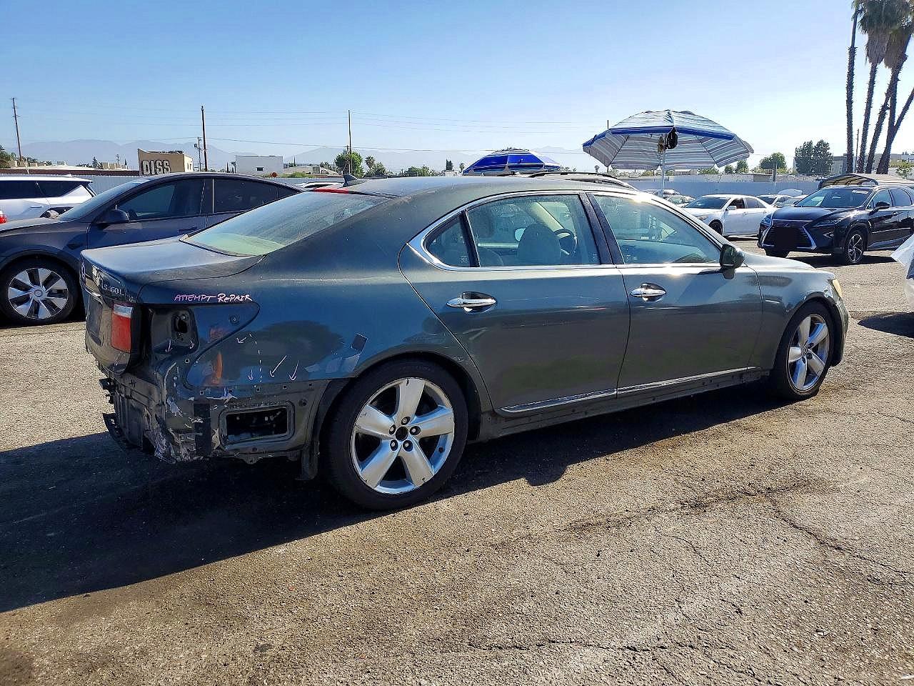 2008 Lexus Ls 460l Green vin: JTHGL46FX85028426
