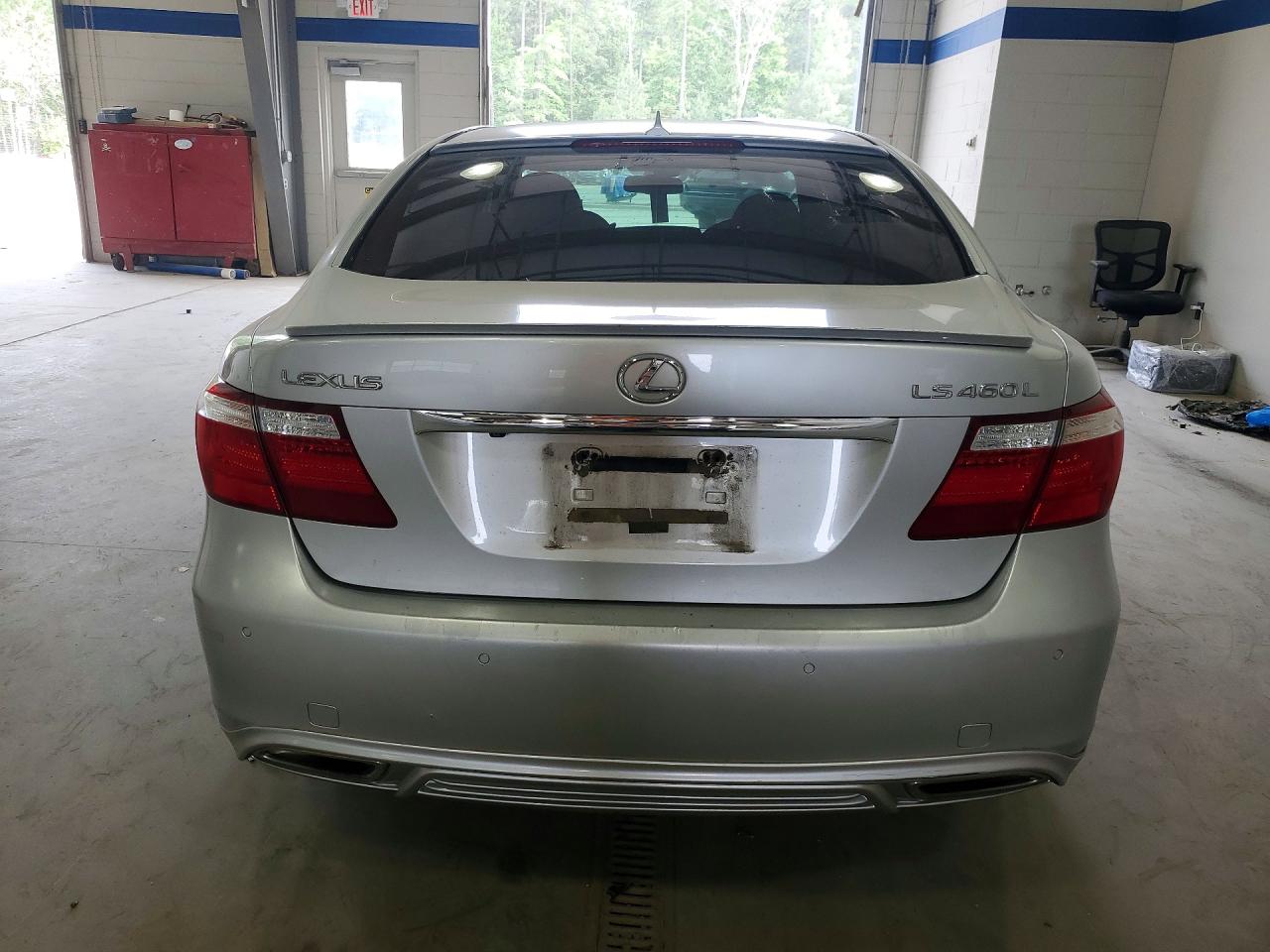 2008 Lexus Ls 460l Silver vin: JTHGL46FX85030953