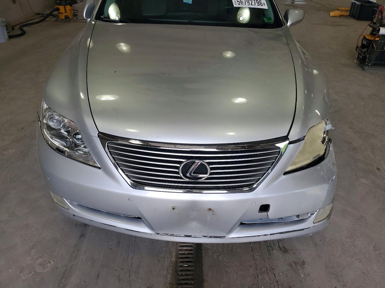 2008 Lexus Ls 460l Silver vin: JTHGL46FX85030953