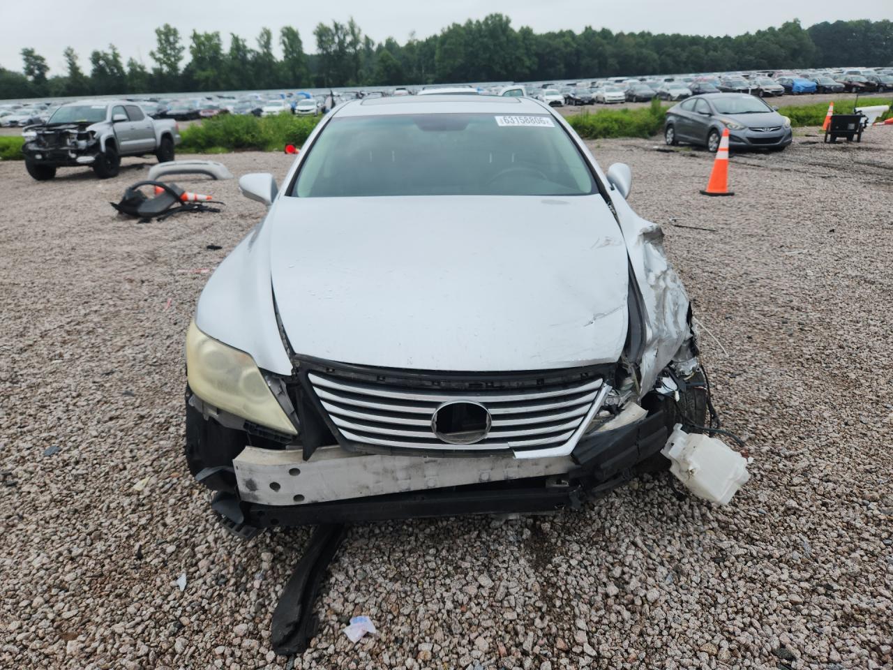 2011 Lexus Ls 460l Silver vin: JTHGL5EF0B5044343