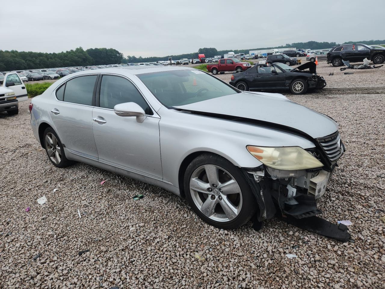 2011 Lexus Ls 460l Silver vin: JTHGL5EF0B5044343