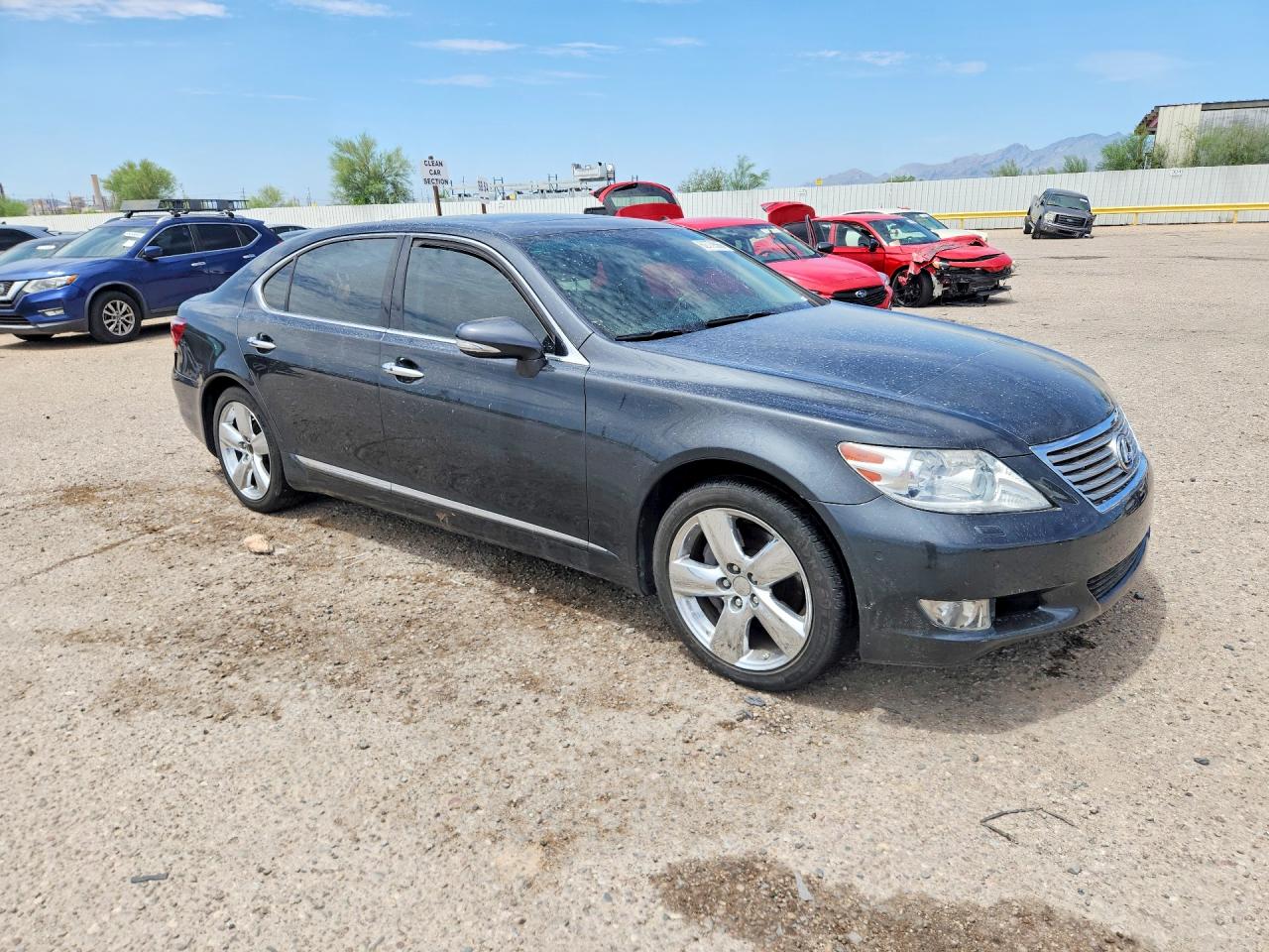 2011 Lexus Ls 460l Gray vin: JTHGL5EF1B5044531