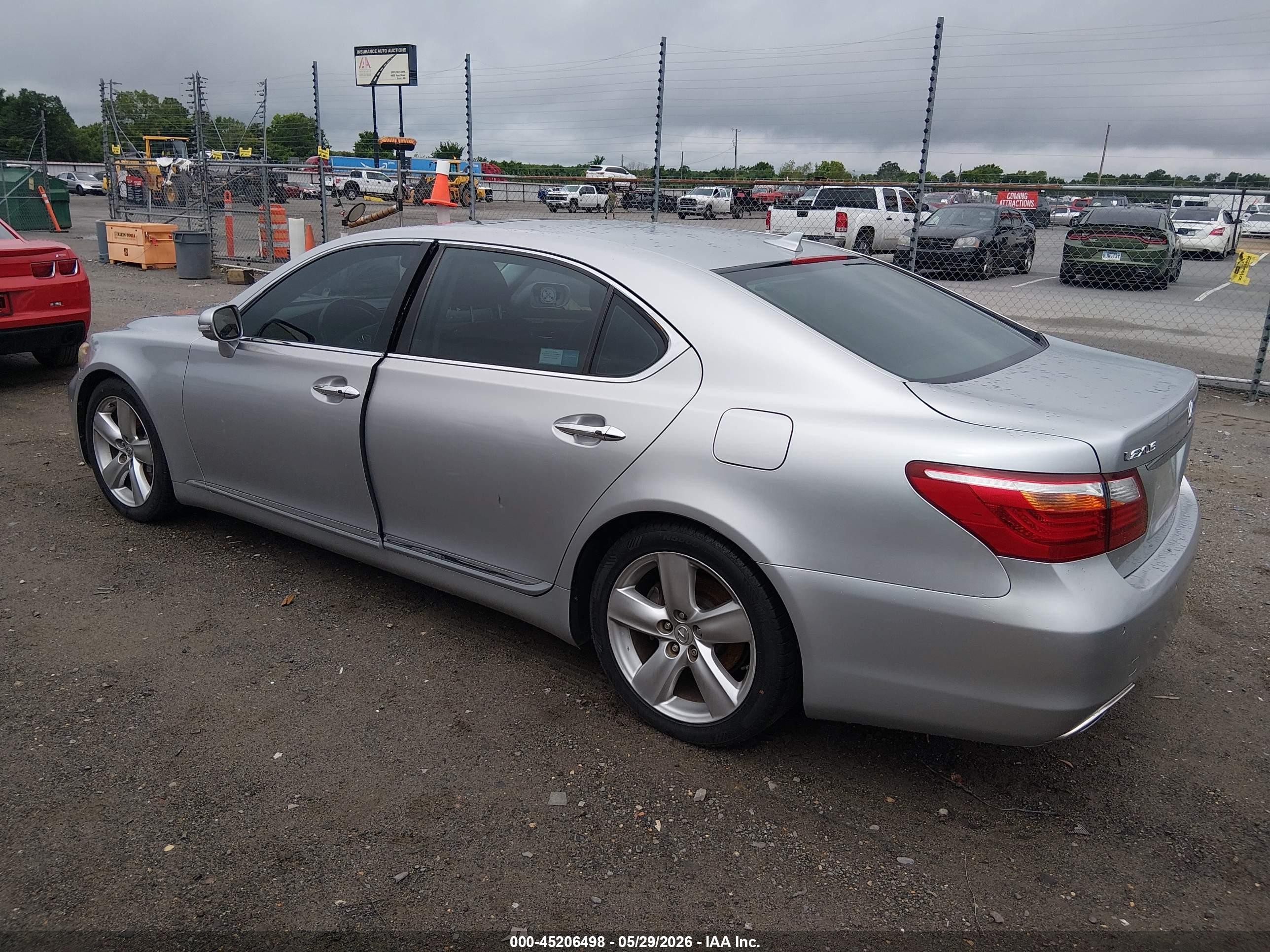 2010 Lexus Ls 460 L Silver vin: JTHGL5EF2A5038879