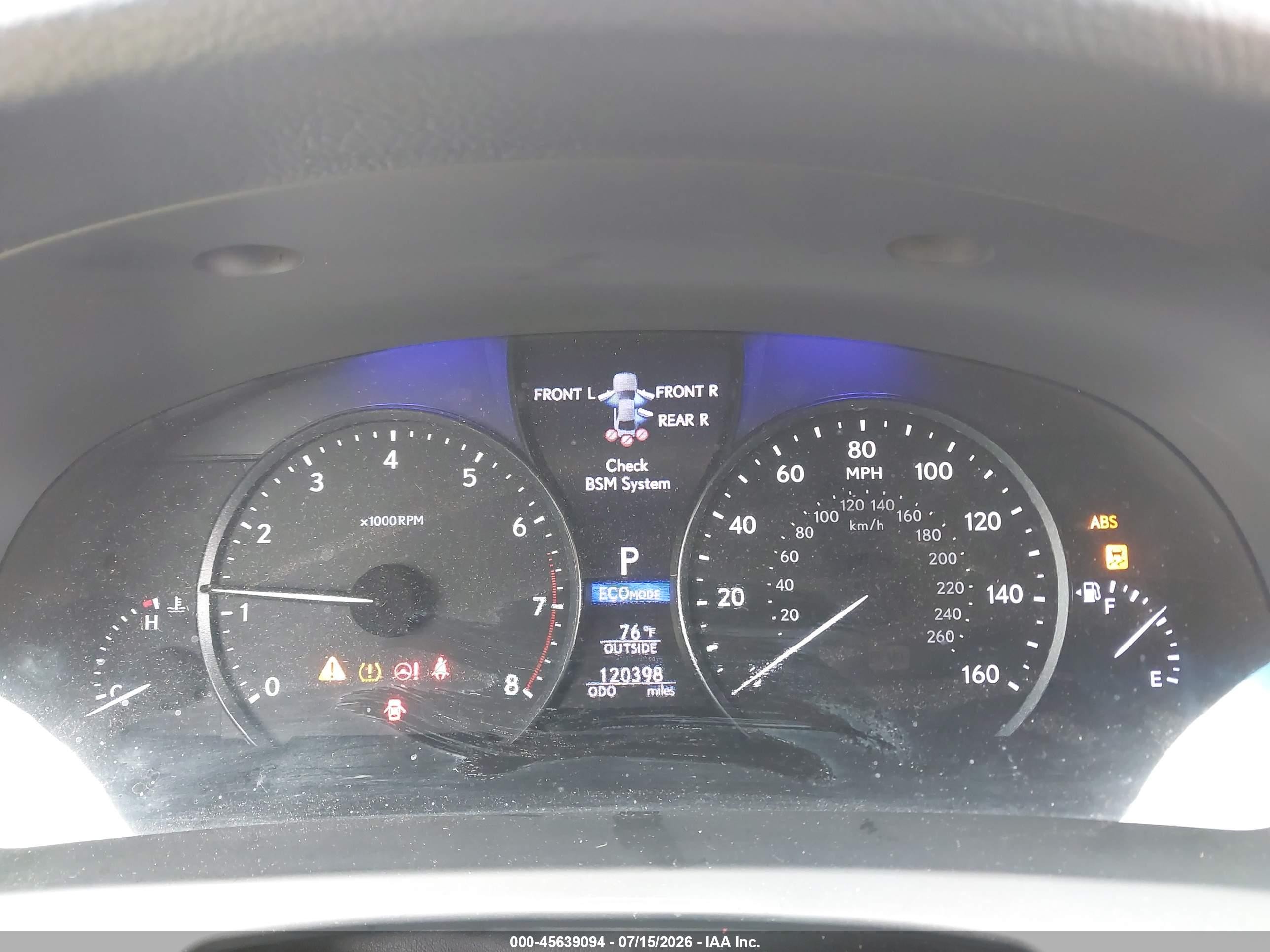 2014 Lexus Ls 460 L White vin: JTHGL5EF2E5051864