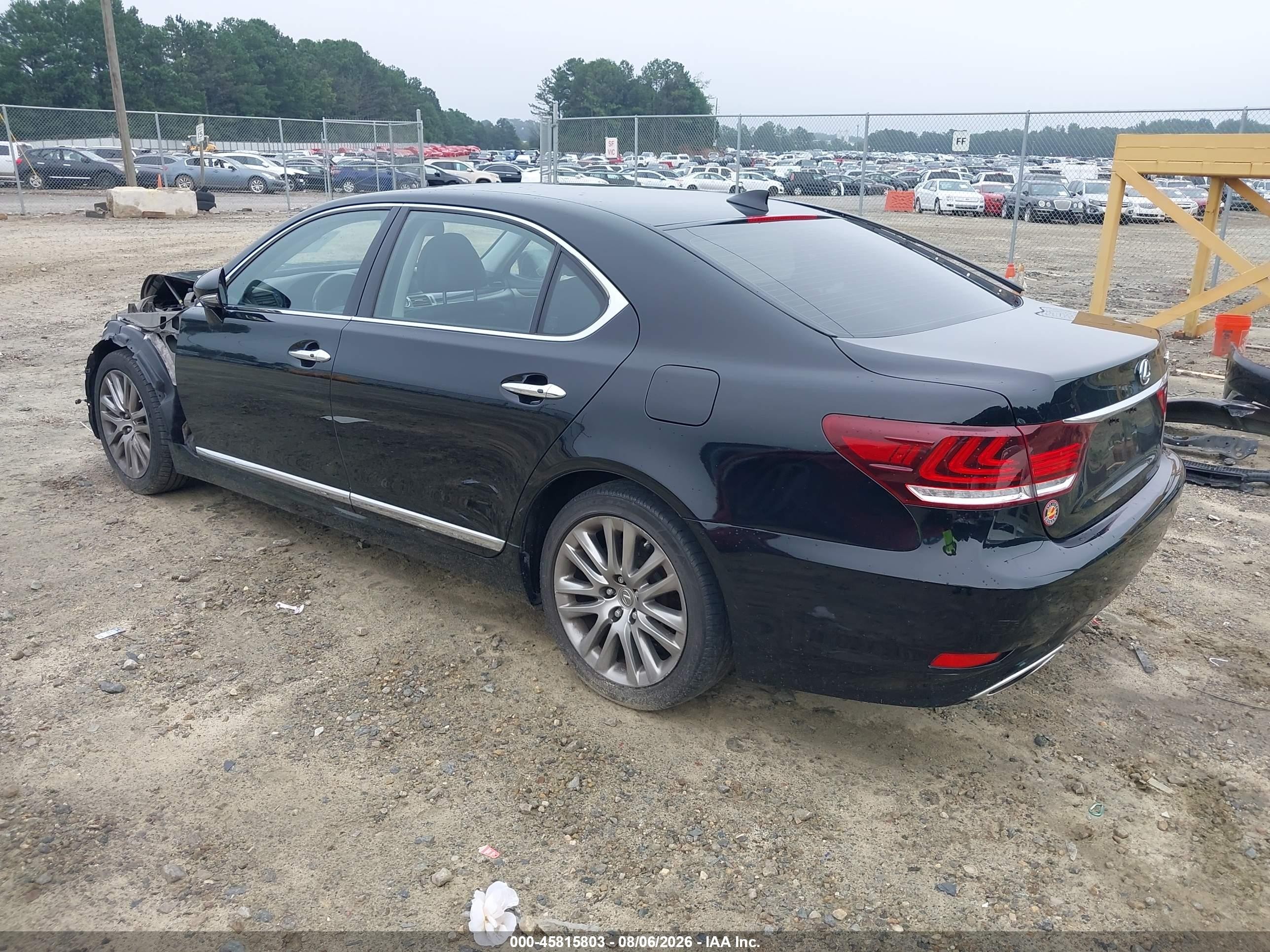 2014 Lexus Ls 460 L Черный vin: JTHGL5EF4E5053289