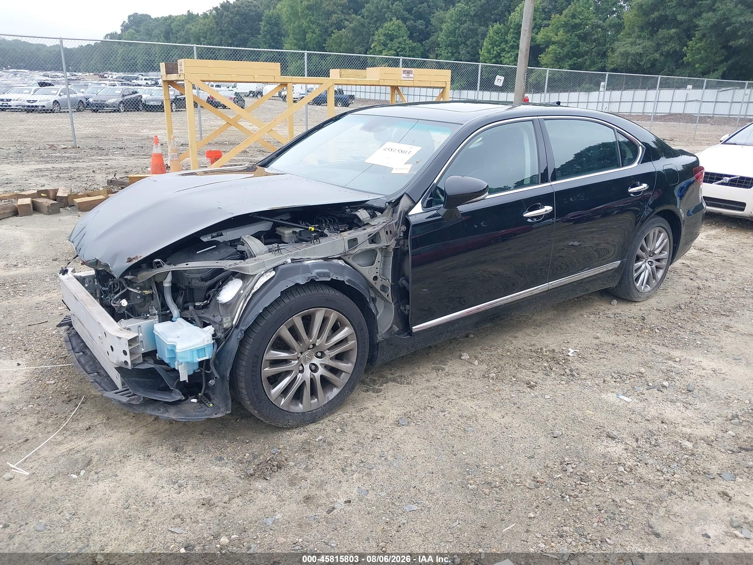 2014 Lexus Ls 460 L Черный vin: JTHGL5EF4E5053289