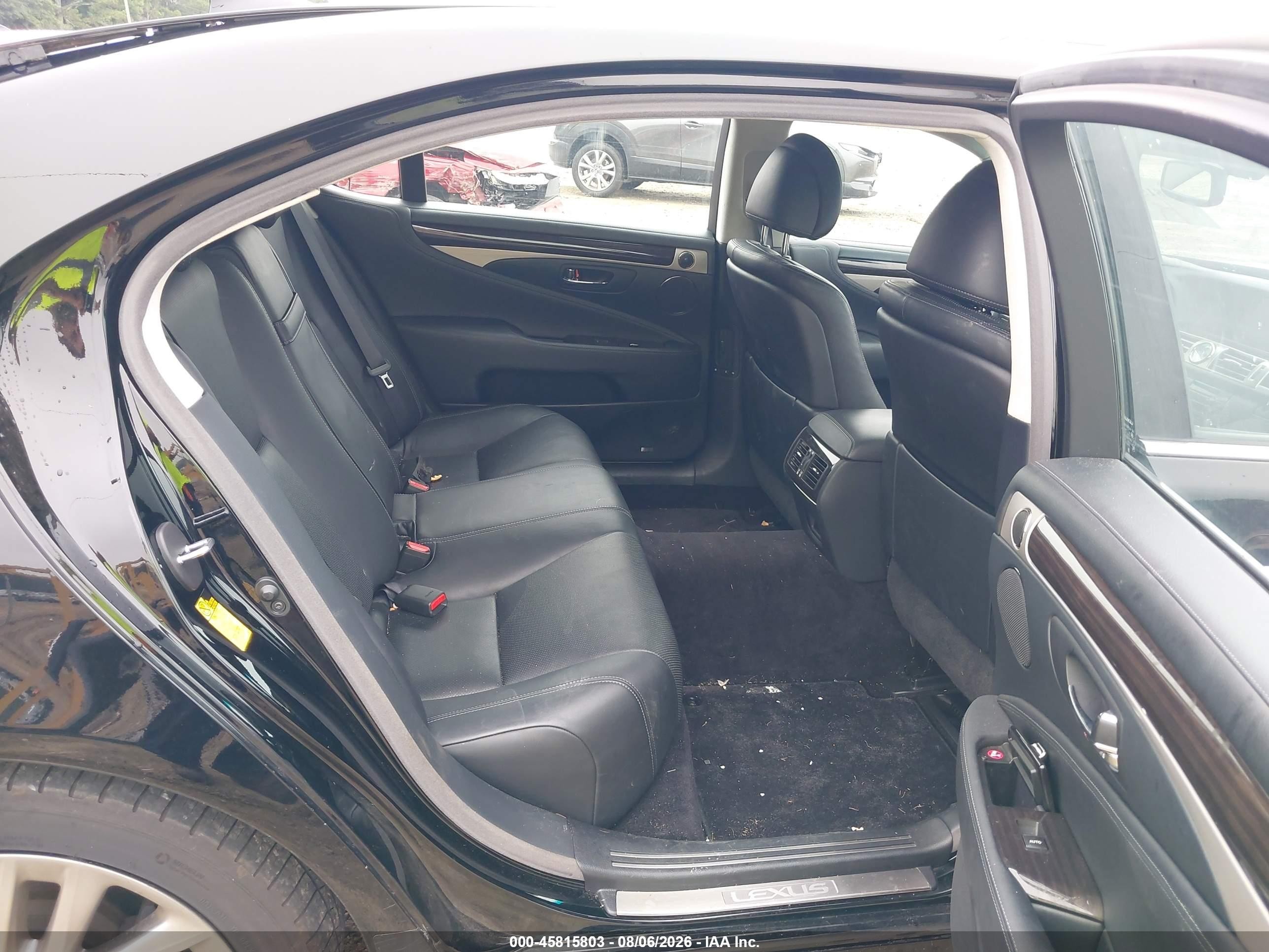 2014 Lexus Ls 460 L Черный vin: JTHGL5EF4E5053289